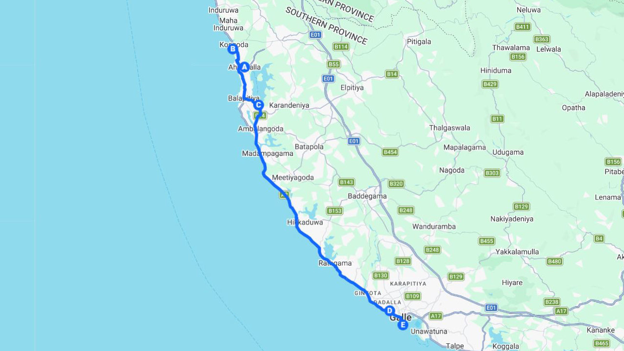 Southern Coast Highlights and River Safari from Ahungalla