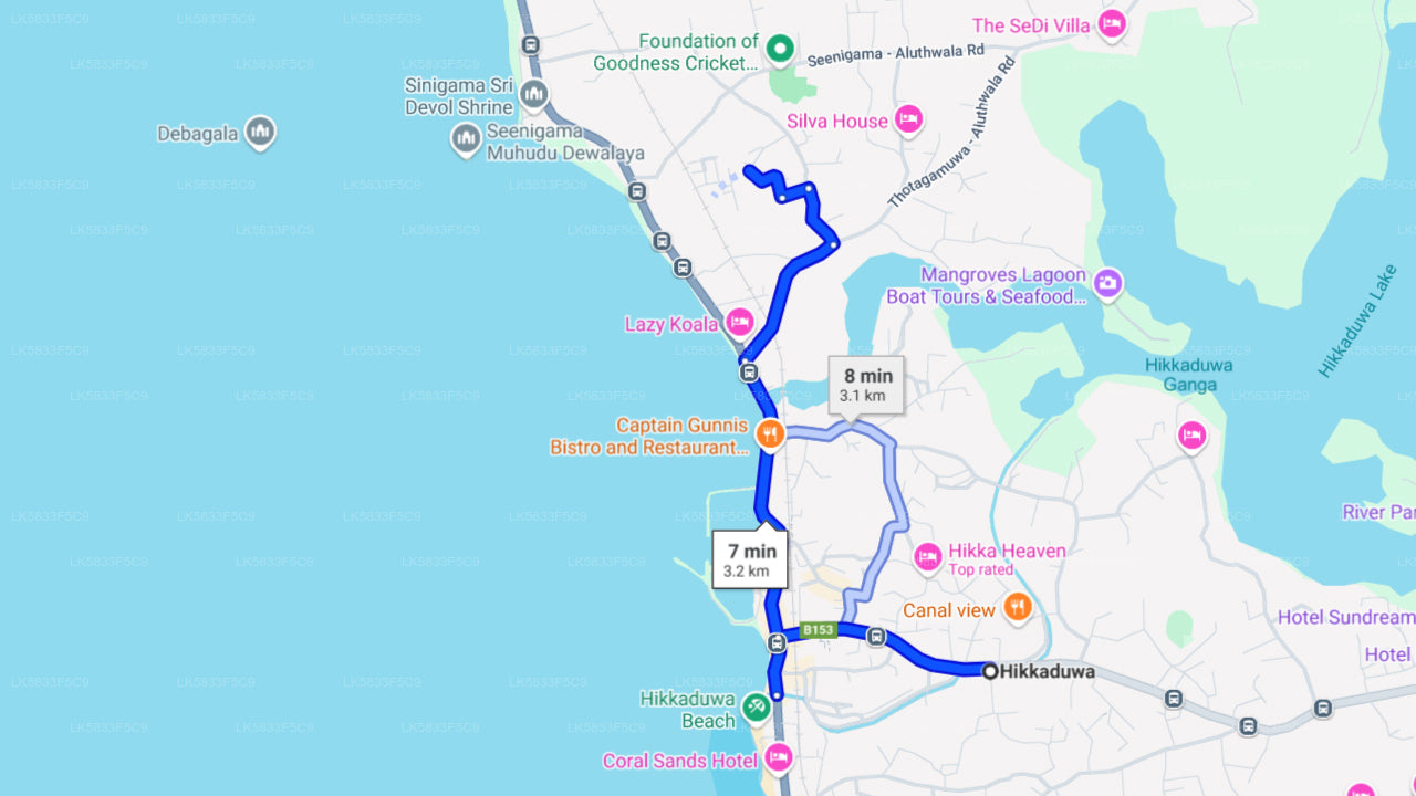 从希卡杜瓦出发浮潜