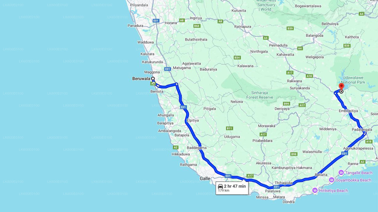 从贝鲁瓦拉出发的乌达瓦拉维国家公园野生动物园