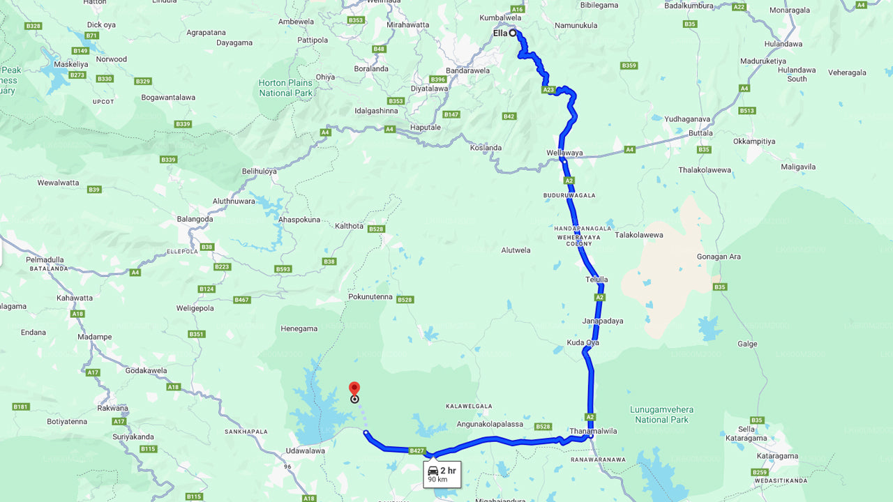 艾拉出发 Udawalawe 国家公园野生动物园