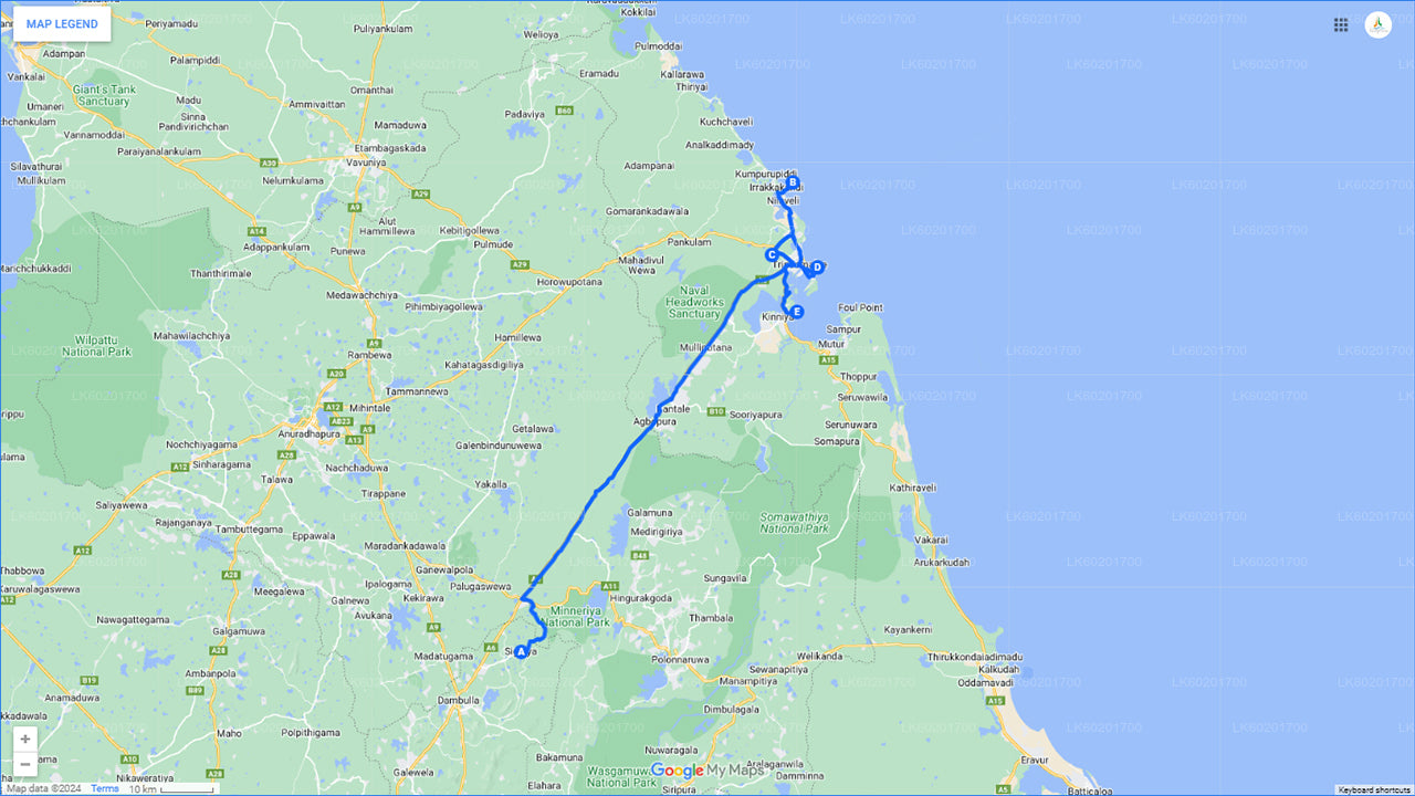 亭可马里城市之旅(锡吉里亚出发)