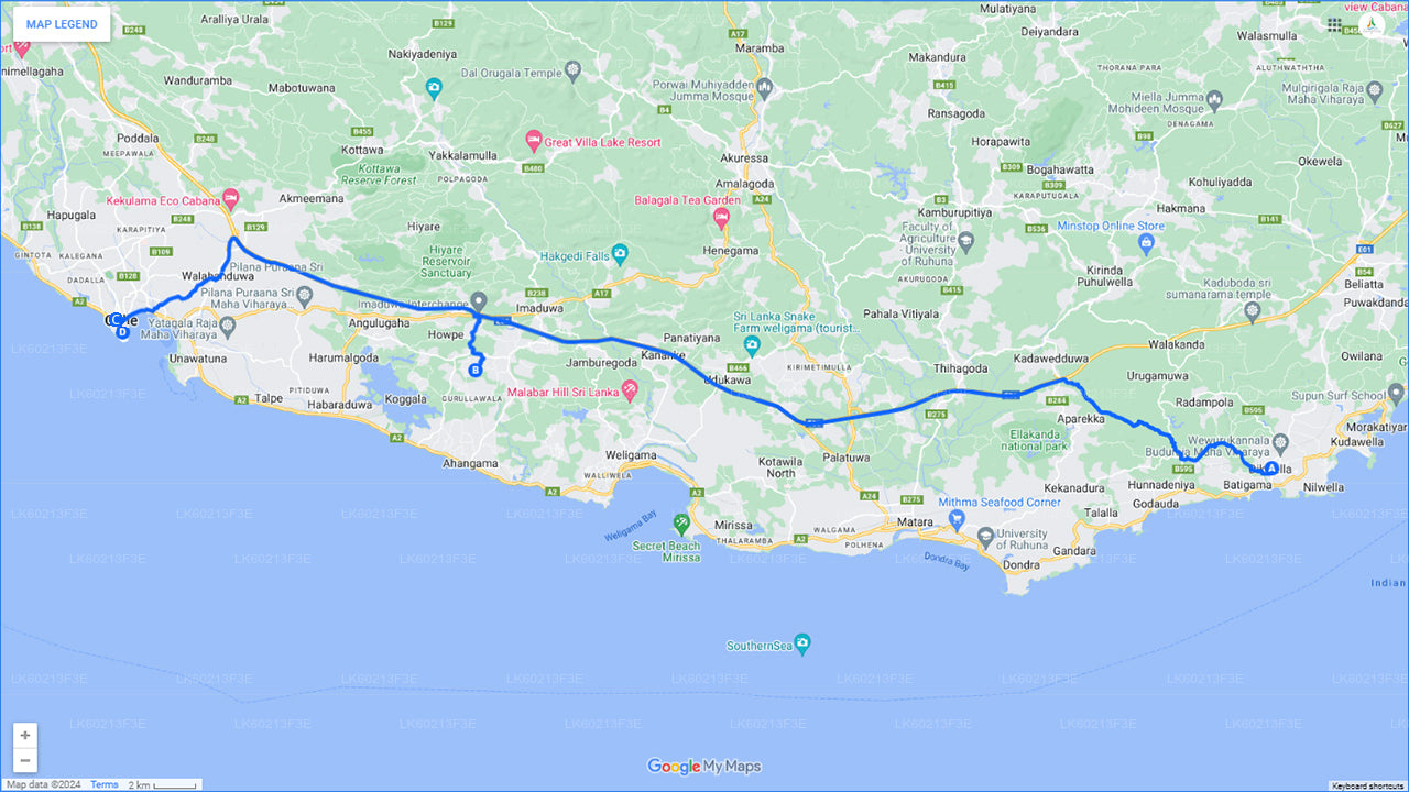 从迪克韦拉市出发前往汉东戈达和加勒(私人一日游)