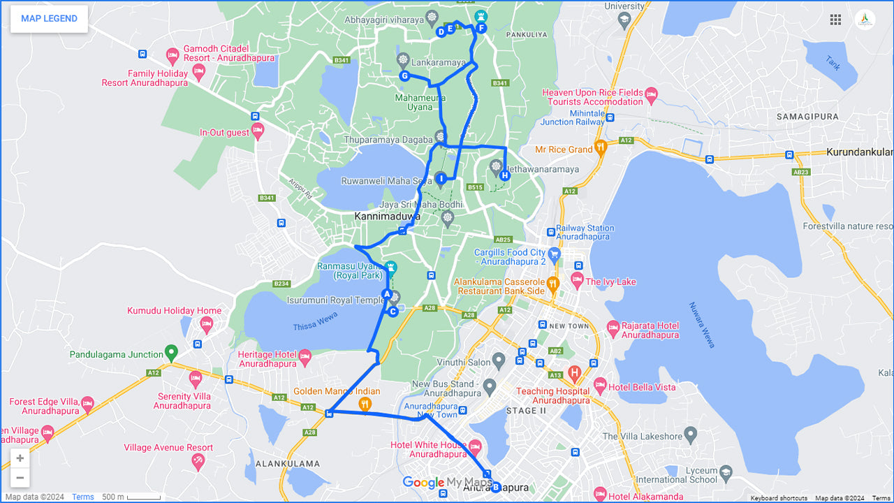 从阿努拉德普勒骑行