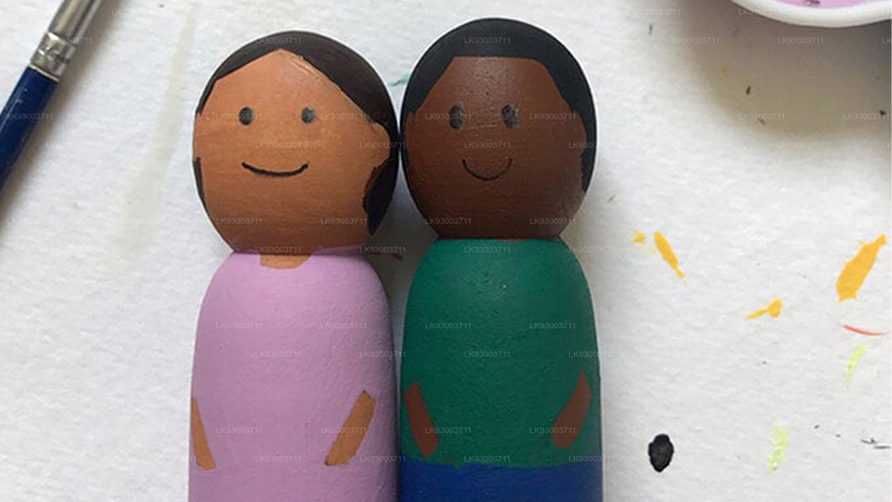Peg Doll Painting Experience from Negombo