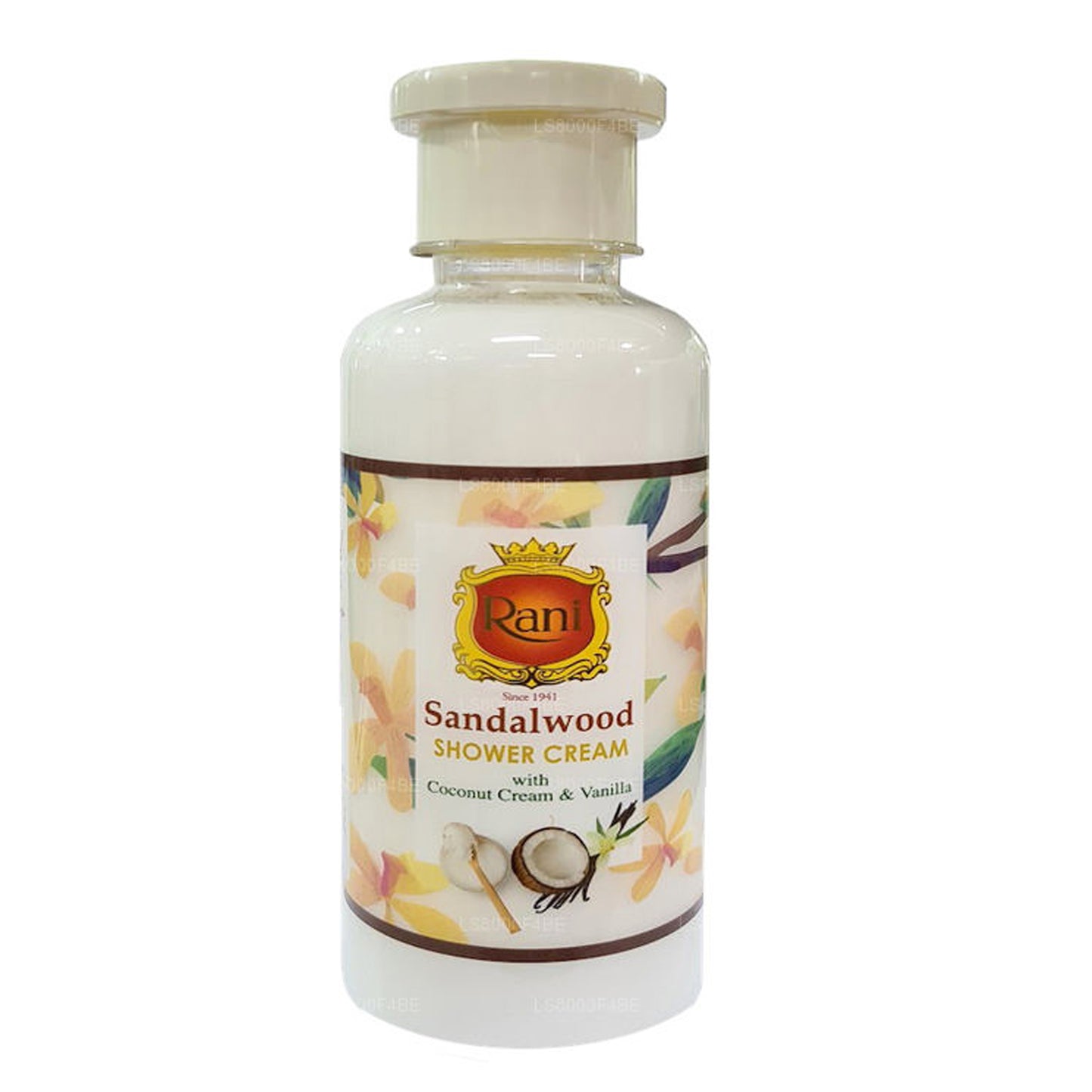 Swadeshi Rani 檀香沐浴霜椰子奶油和香草(250 毫升)