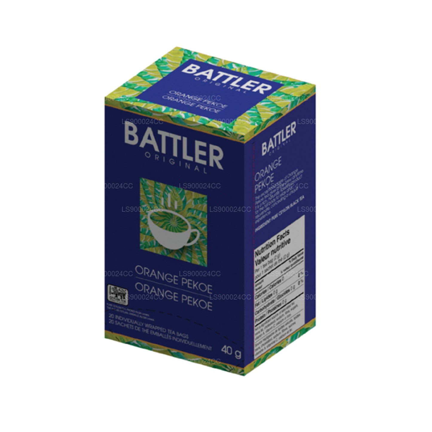 Battler 原味橙色 Pekoe (40g) 20 个茶包