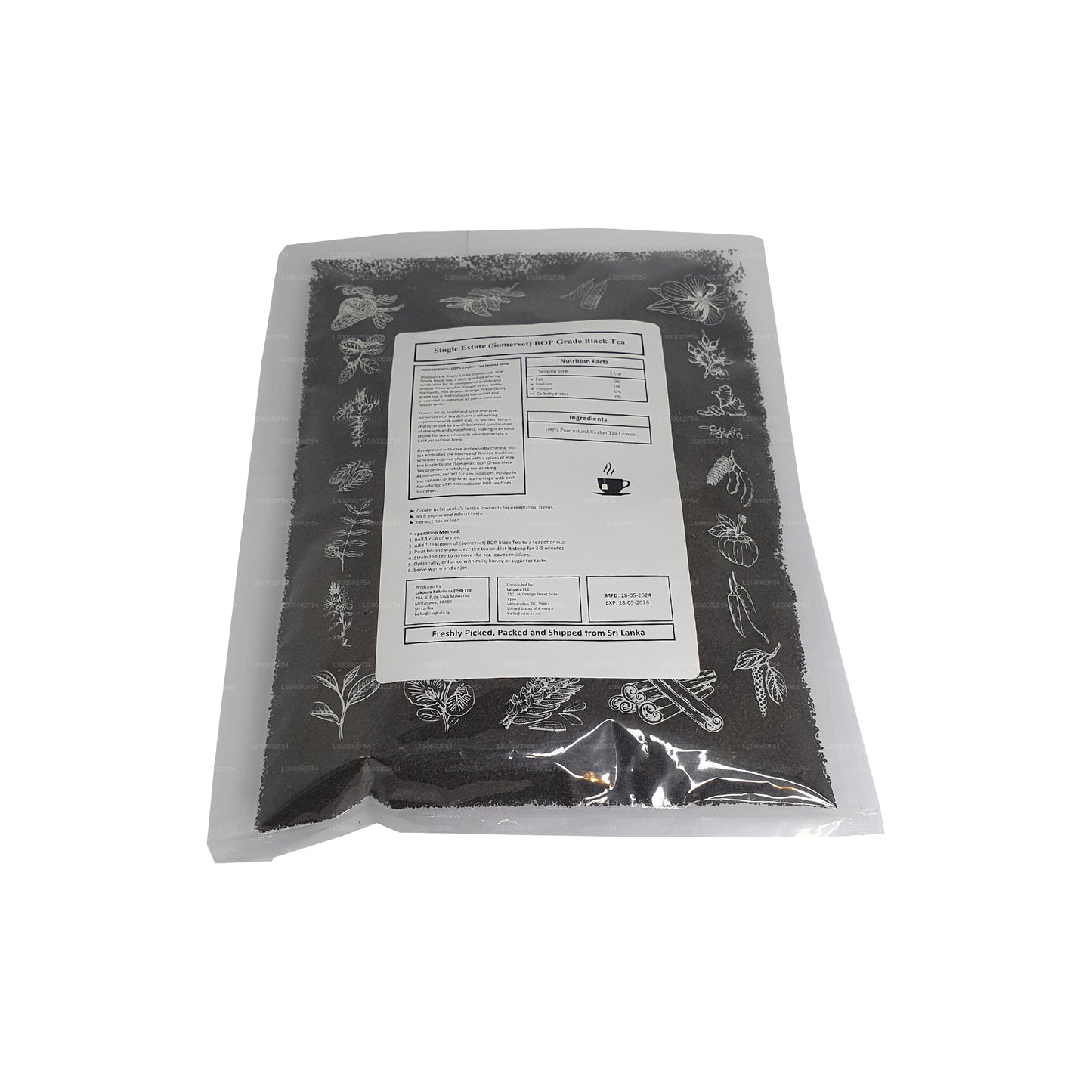 Lakpura Single Estate(萨默塞特郡)BOP 级锡兰红茶(100g)