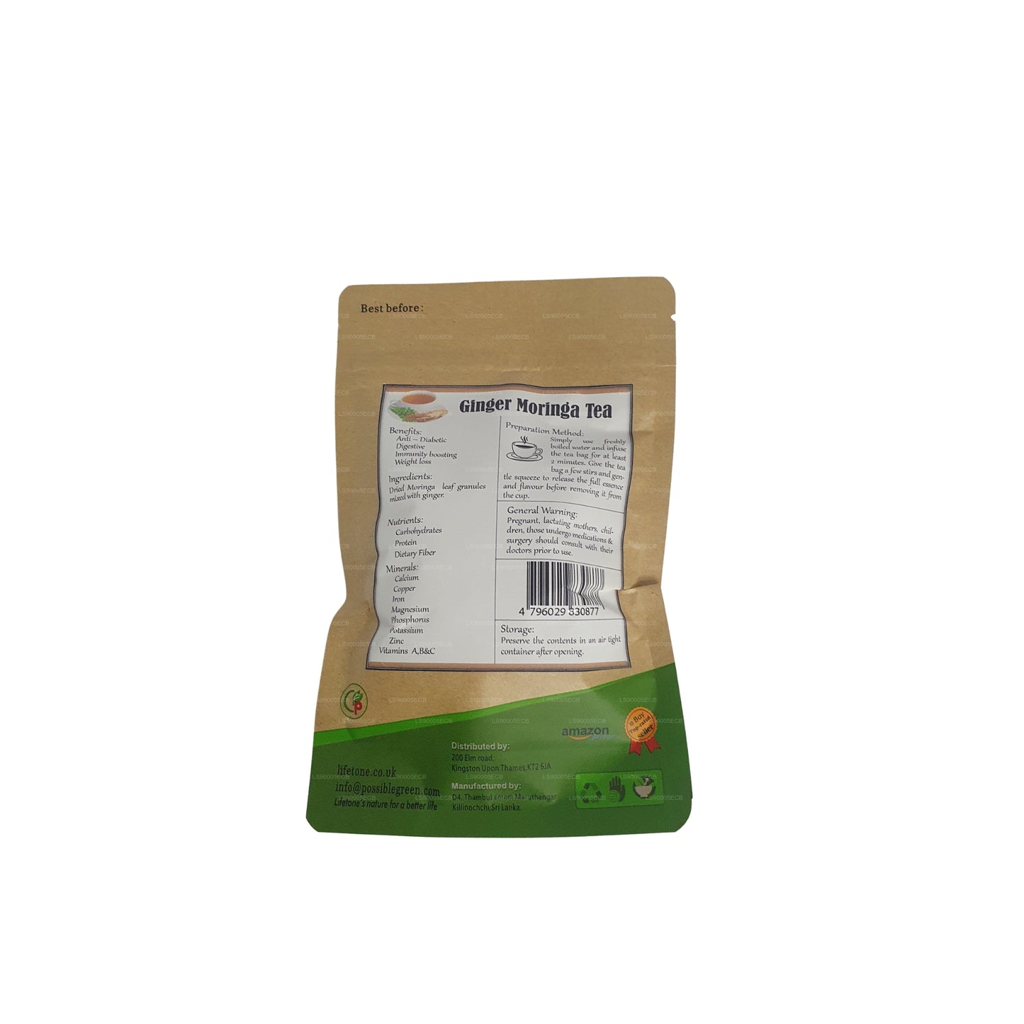 Lifetone Ginger Moringa Tea (30g)