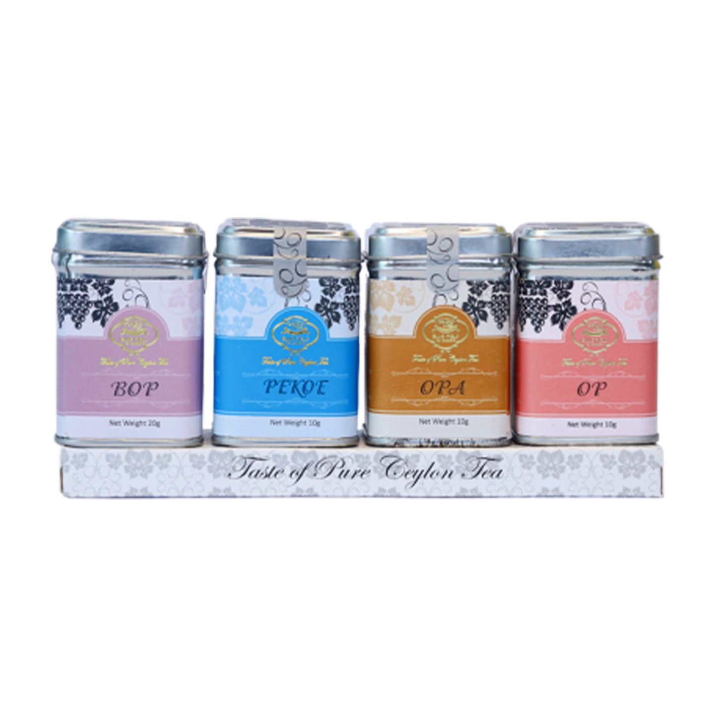 Bluefield Tea 红茶系列 4*1 系列(OP、OPA、PEKOE、BOP)50g