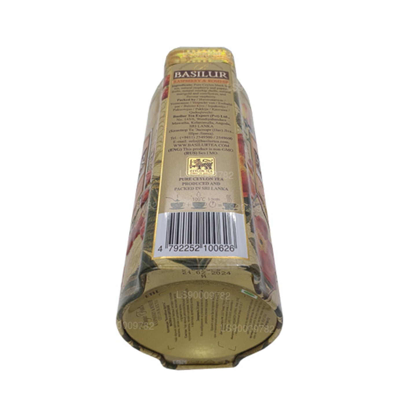 Basilur Magic Fruits 覆盆子和玫瑰果 (100g) Tin Caddy