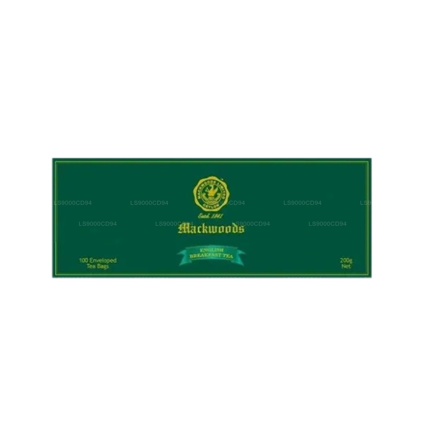 Mackwoods English Breakfast (200g) 100 Enveloped Tea Bags