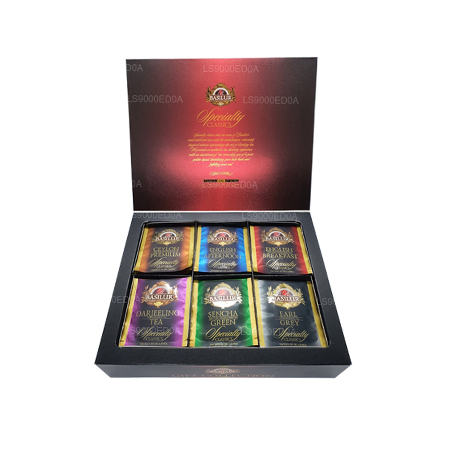 Basilur Giftbox 各式特色经典款 (115 克) 60 个封装茶包