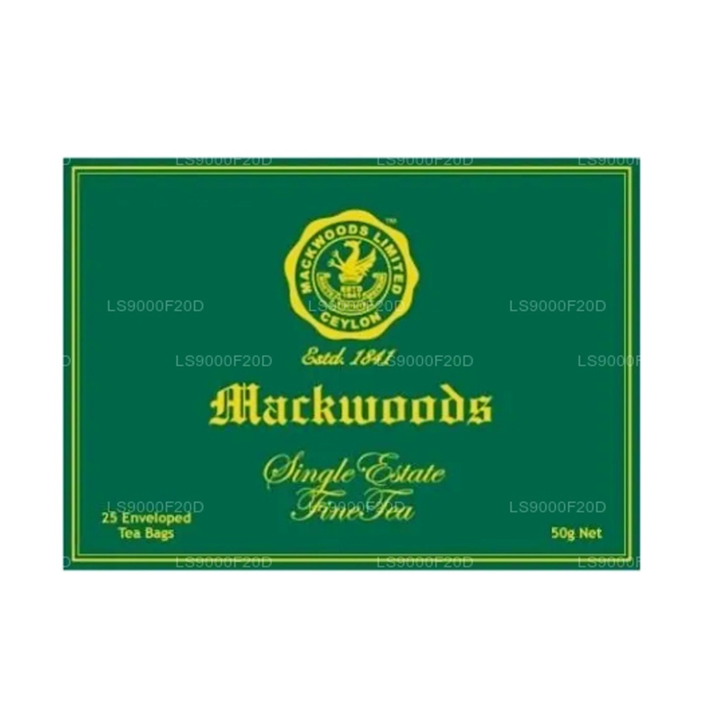 Mackwoods Classic,精美红茶,装在 25 个封装茶包中(50 克)