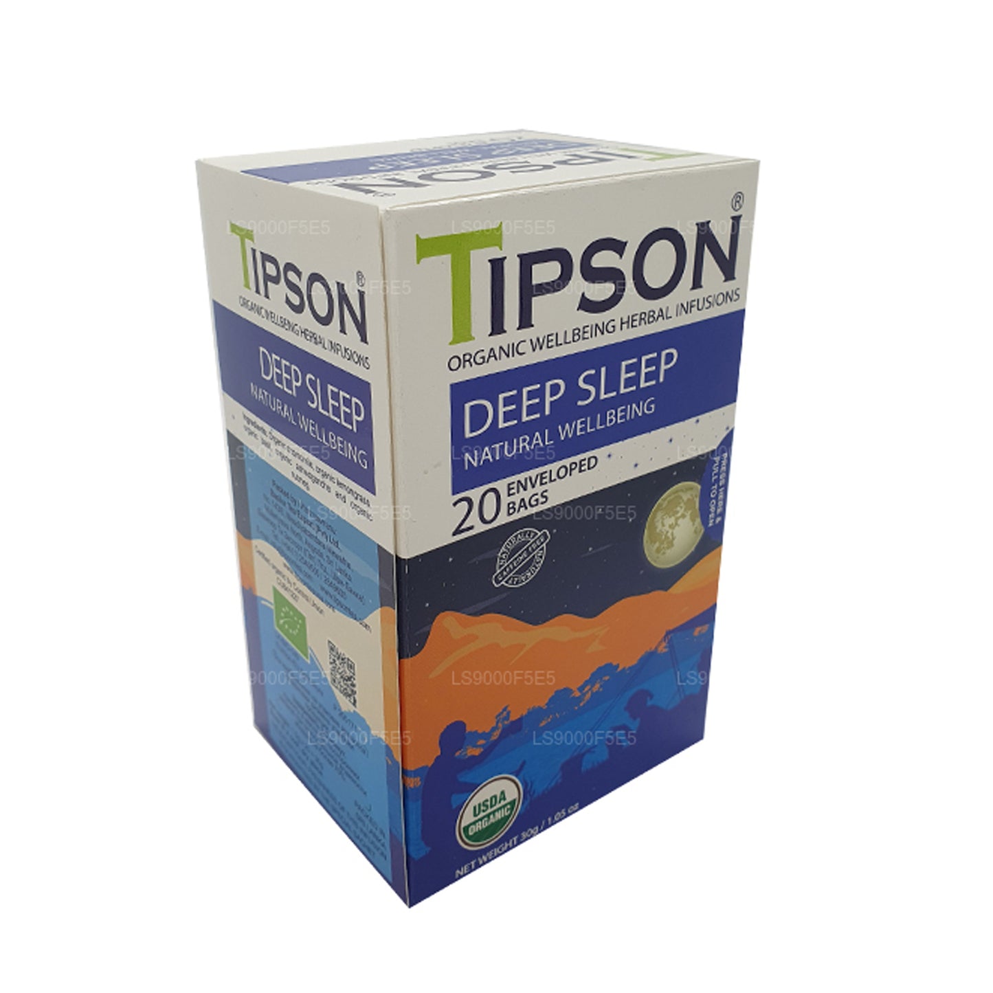 Tipson 有机深度睡眠自然健康 (30g) 20 个信封茶包