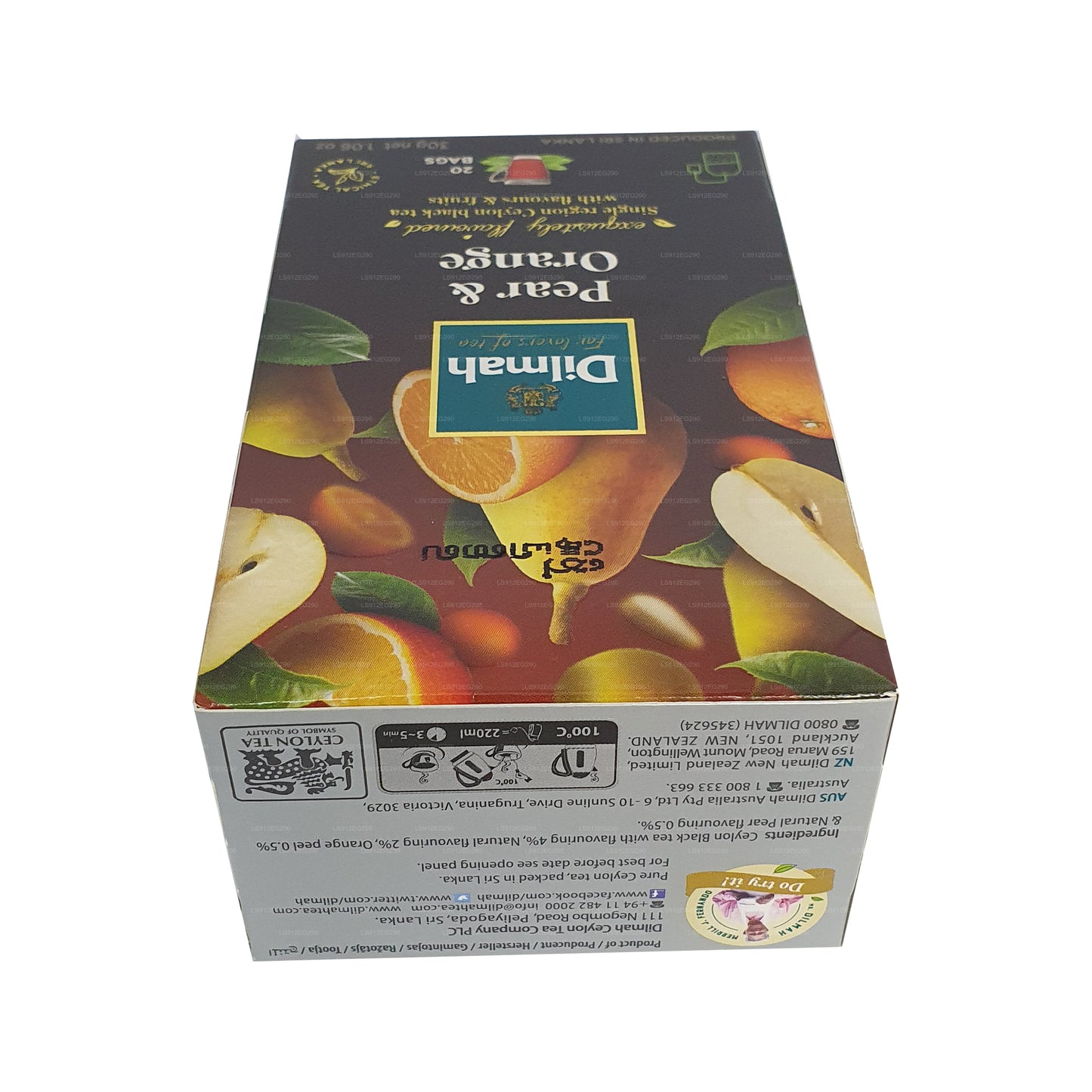 Dilmah Pear and Orange 味锡兰红茶 (30g) 20 茶包