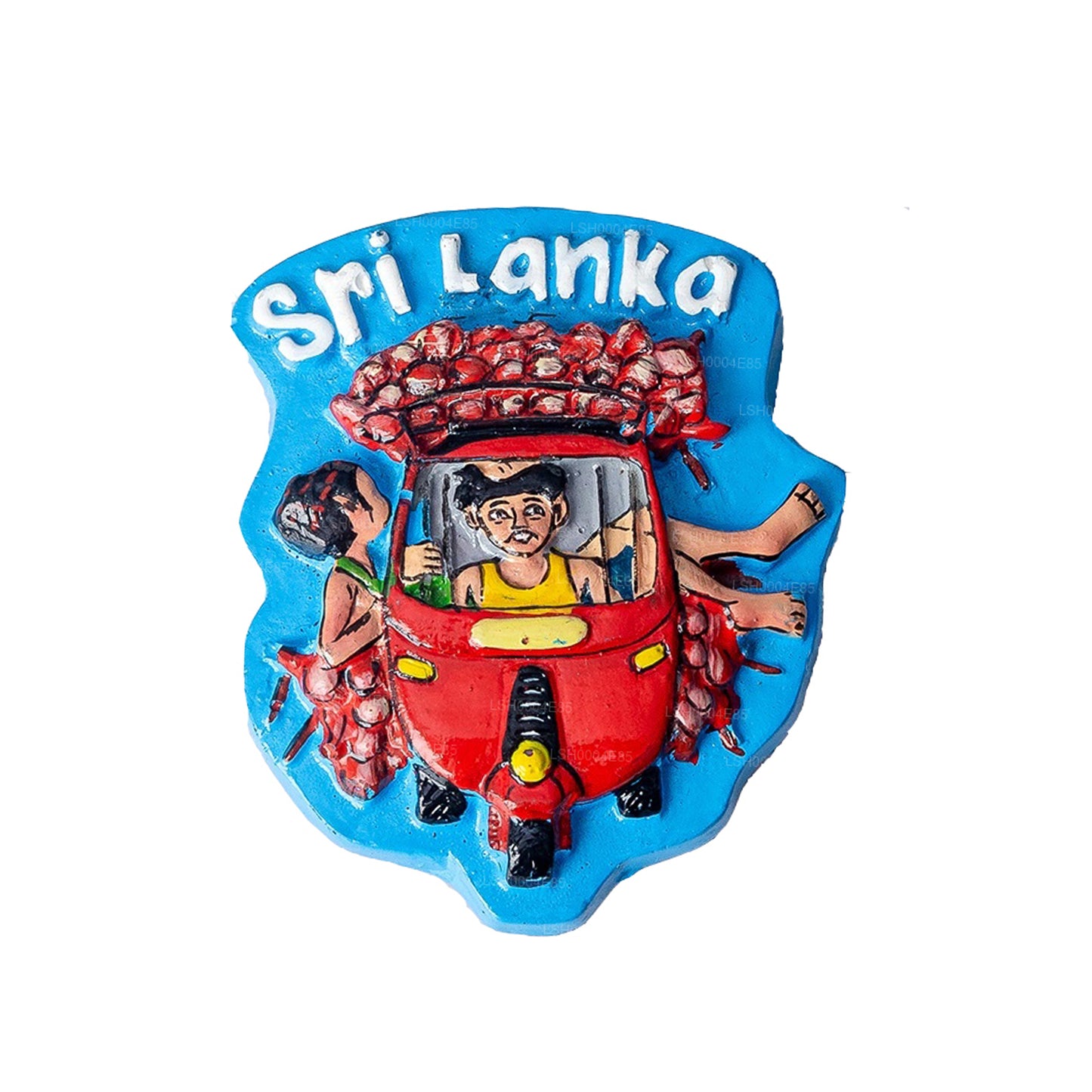 Luv SL Thambili Man in Tuk 冰箱贴