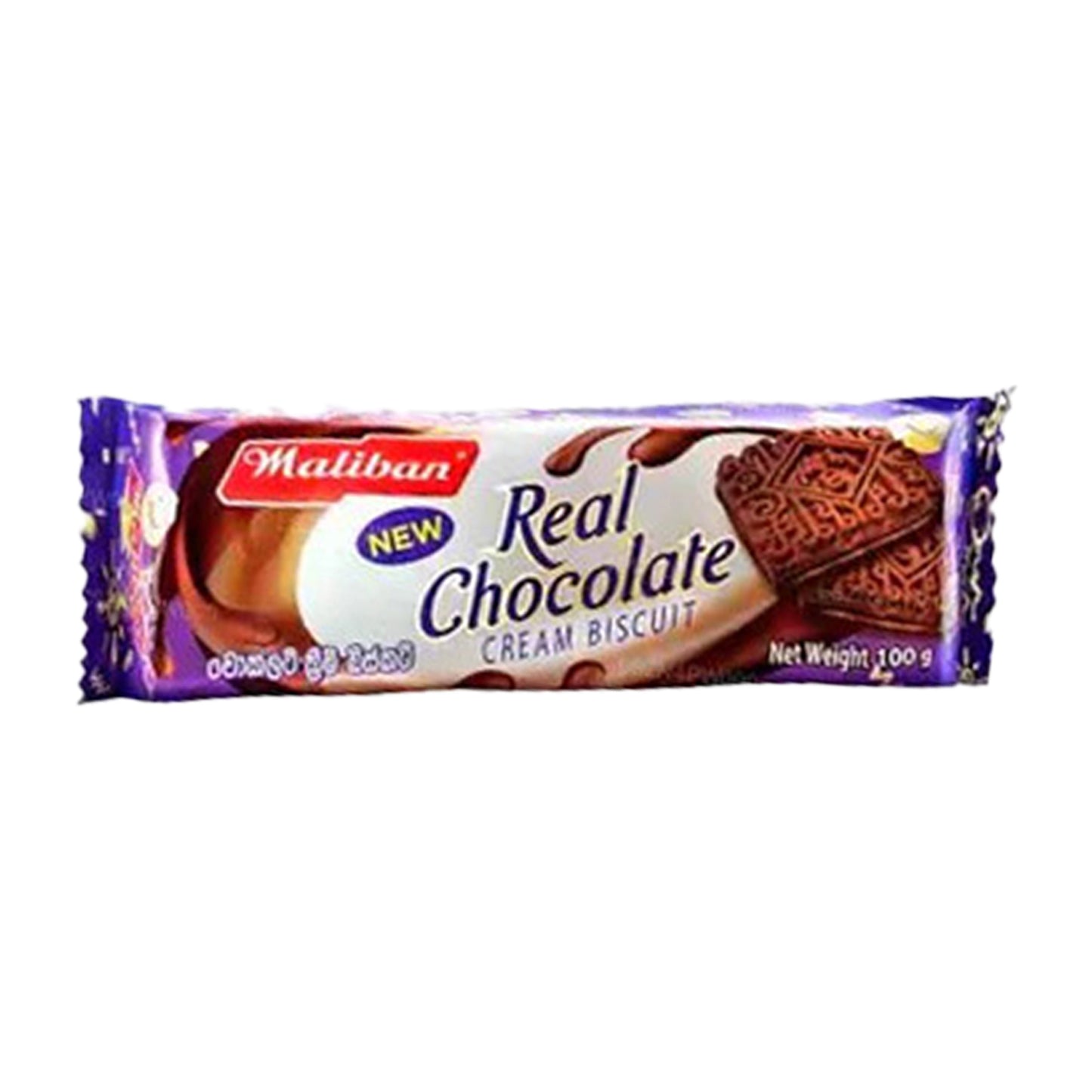 Maliban Real Chocolate Cream Biscuit (100g)