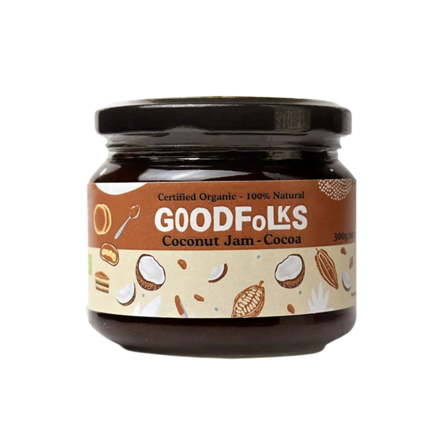 Goodfolks 椰子果酱加可可 (300 克)
