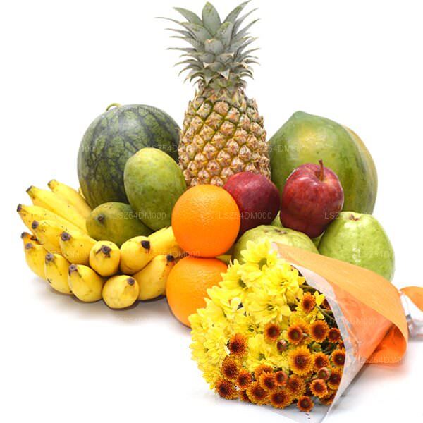 Lakpura® Health and Happiness Fruits and Flowers Combo (500g)