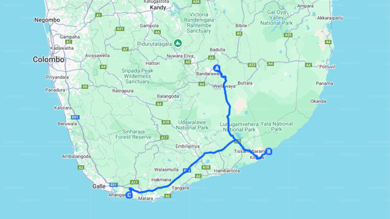 从埃拉到韦利格默的私人旅游，包含亚拉野生动物园之旅。