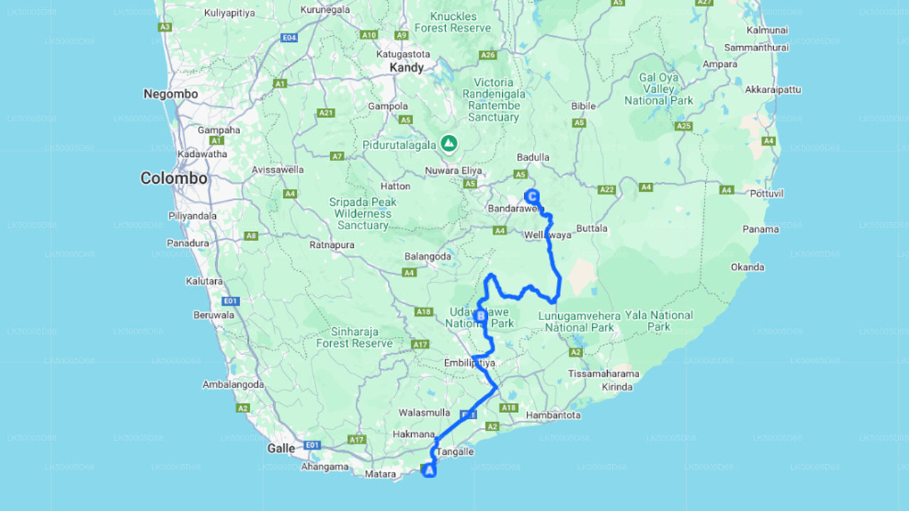 从 希里凯蒂亚 到 艾拉 的私人旅游（含乌达瓦拉维野生动物园）