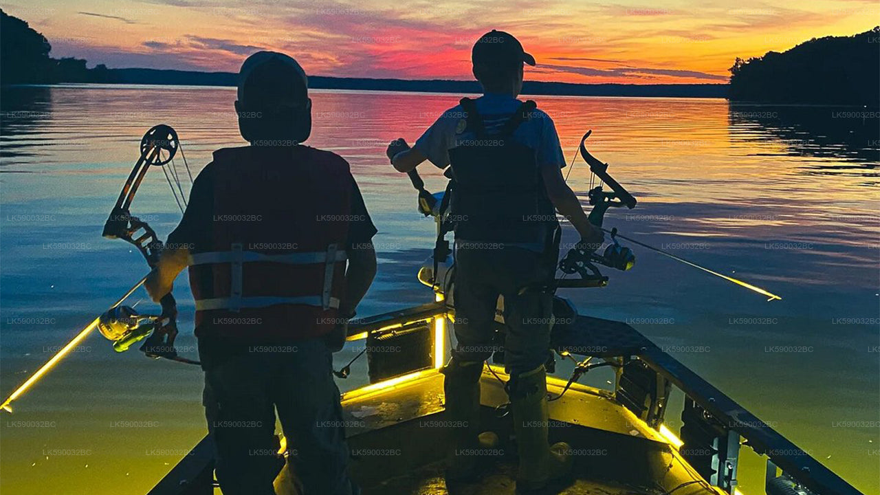 Night Bow Fishing from Bolgoda Lake