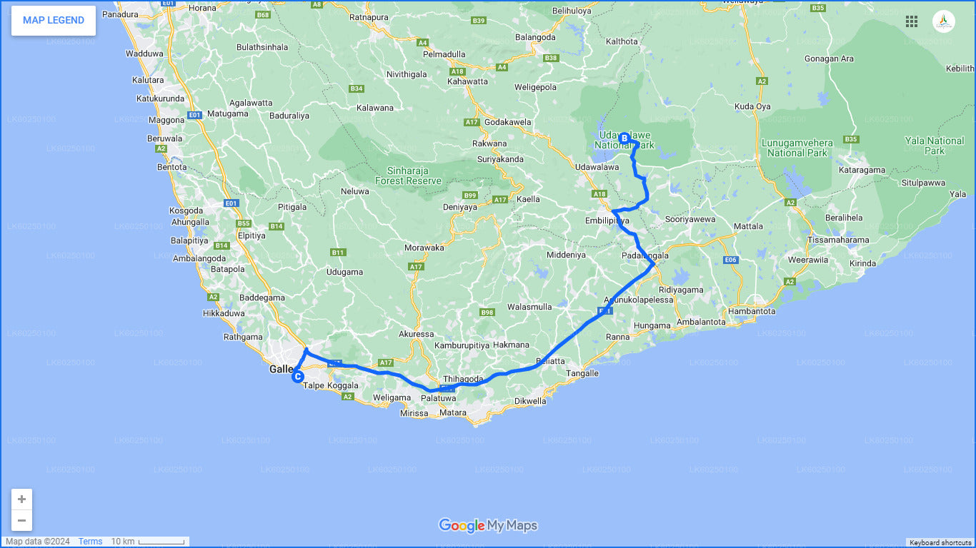 乌纳瓦图纳出发的乌达瓦拉维国家公园野生动物园