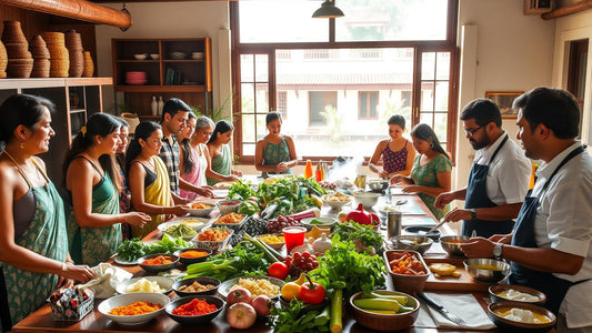 乌纳瓦图纳市场之旅和斯里兰卡烹饪课程