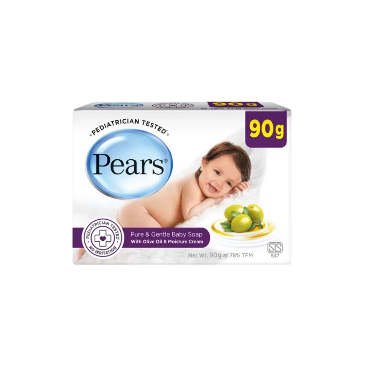 Pears 纯净温和婴儿香皂 (90 克)