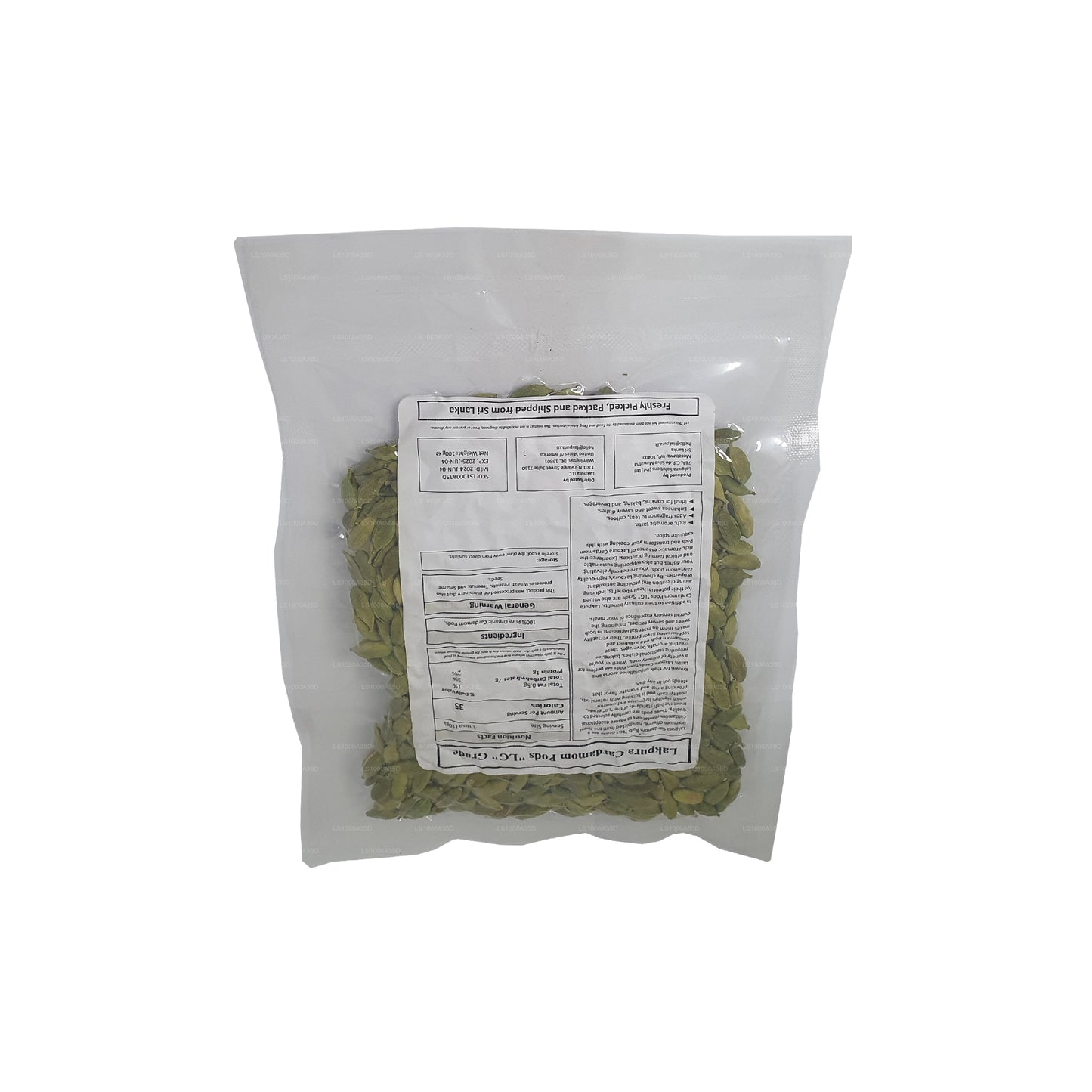 Lakpura Cardamom Pods (100g)