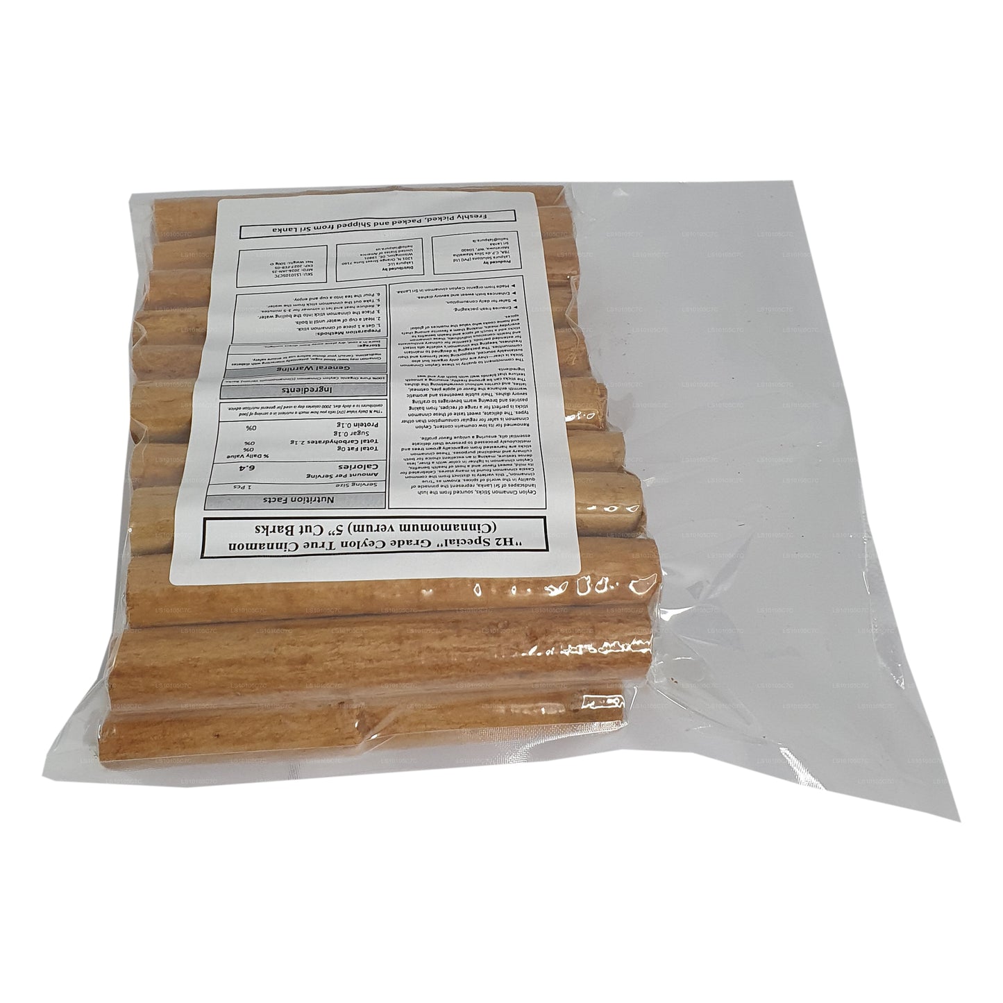 Lakpura “H2 Special” 级锡兰 True Cinnamon Barks Pack