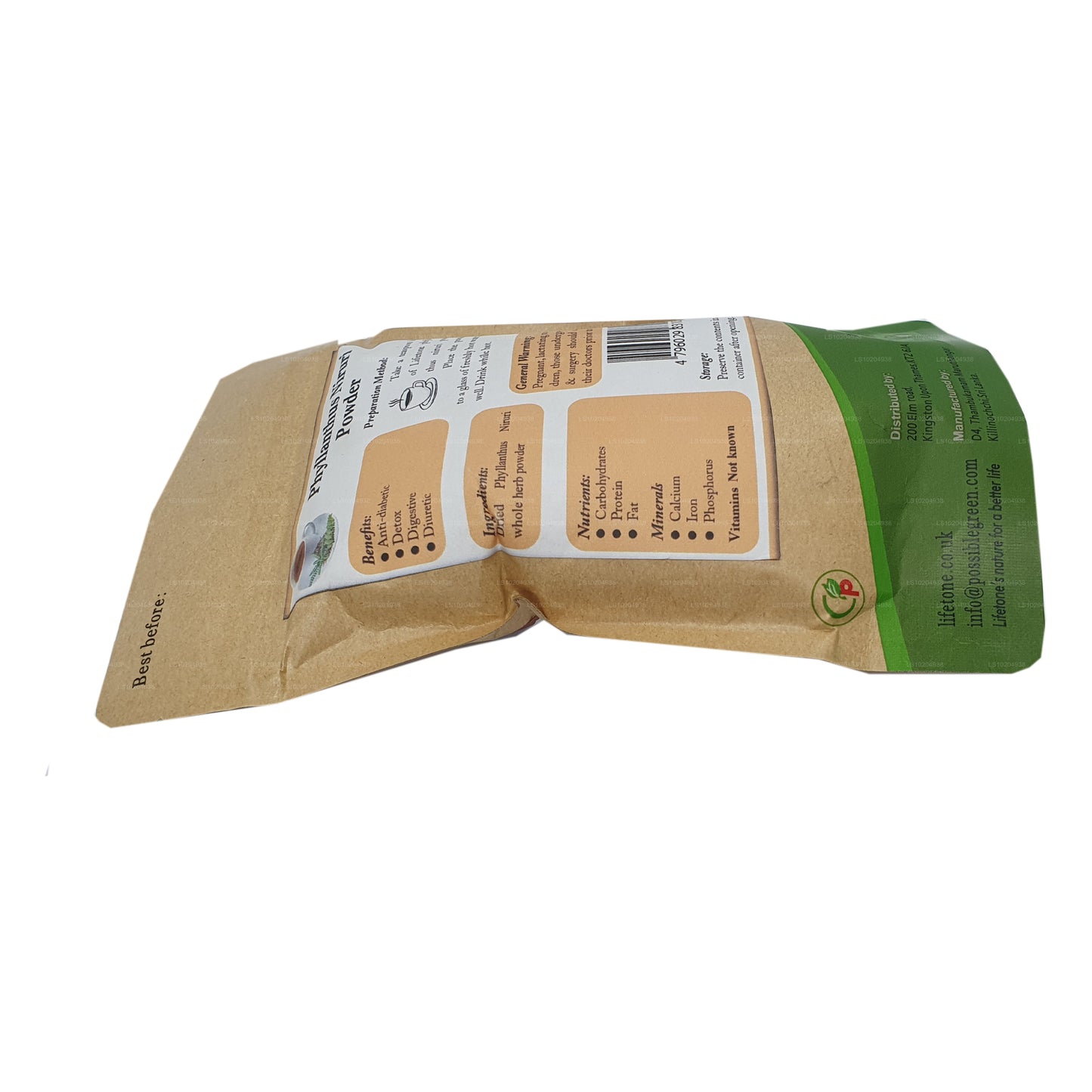 Lifetone Phylanthus Niruri 粉末 (100 g)