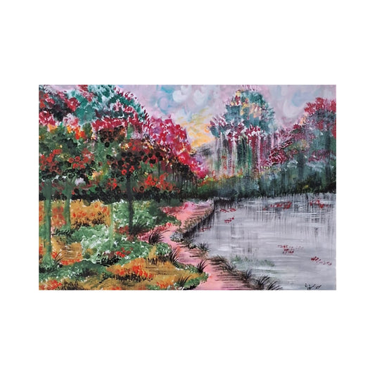 Lakpura® 森林里的夏天 墙画