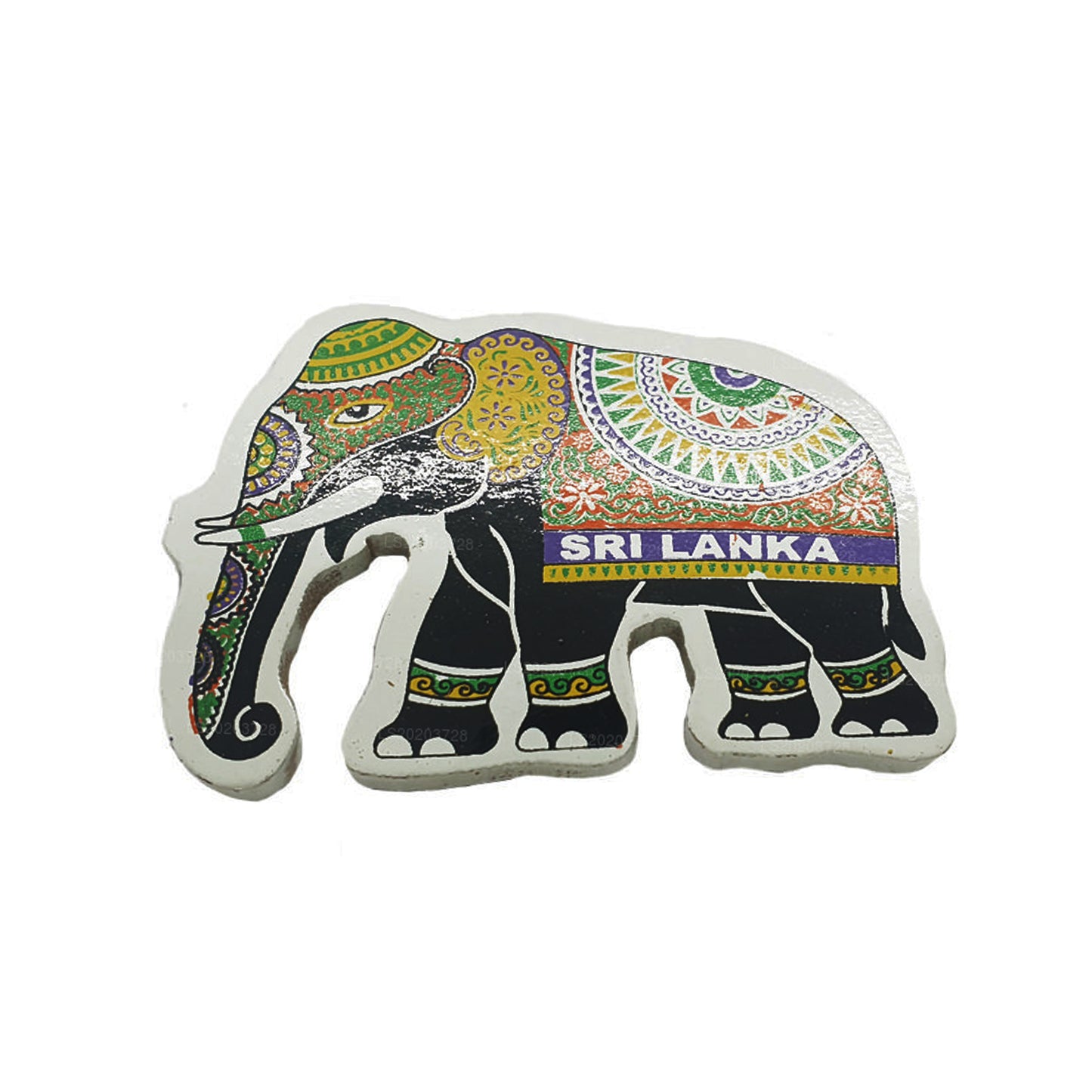 斯里兰卡传统 Perahera Elephant 冰箱贴