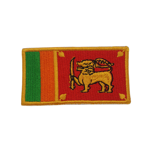 Lakpura Sri Lanka National Flag Fabric Badge
