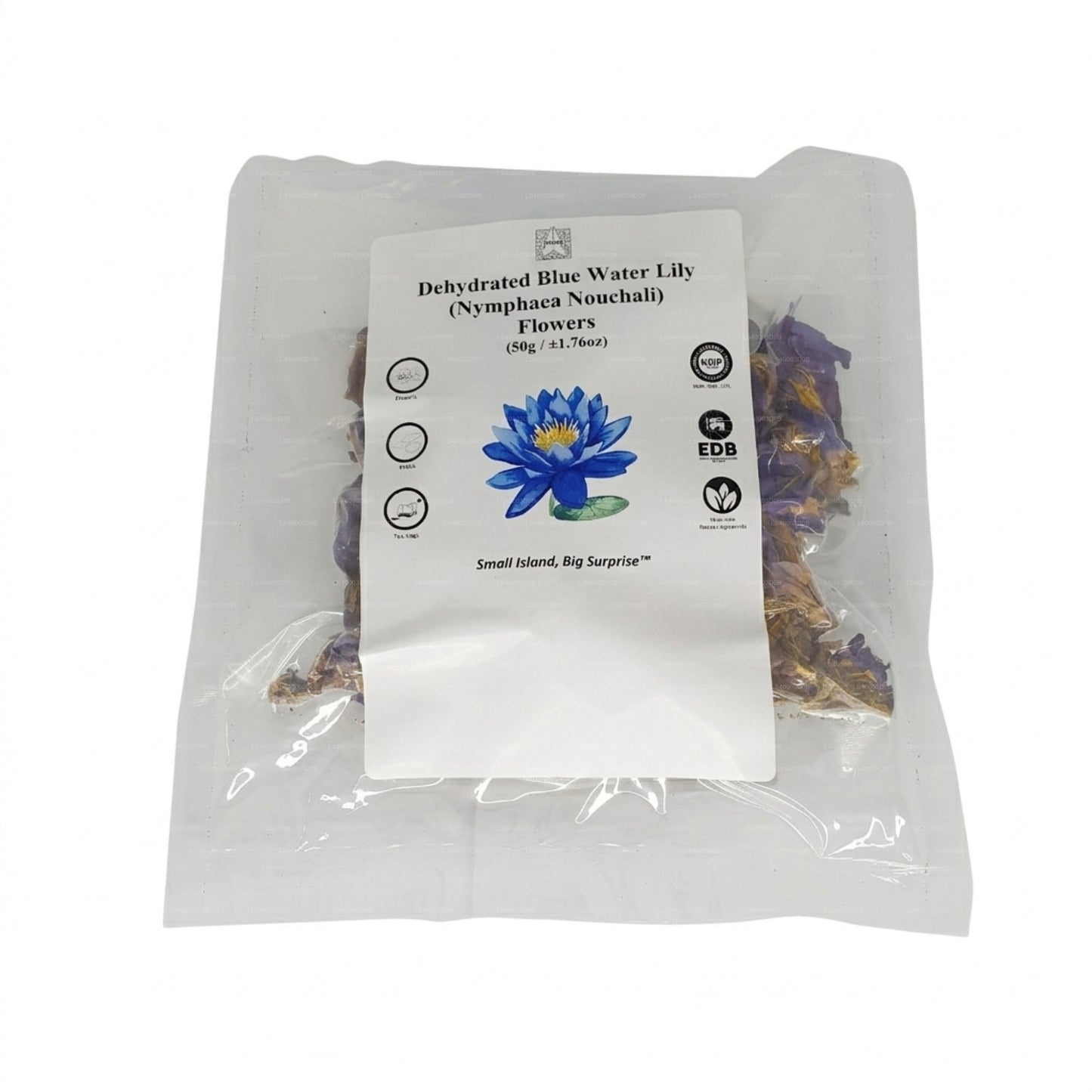 Lakpura® 脱水蓝睡莲花花朵