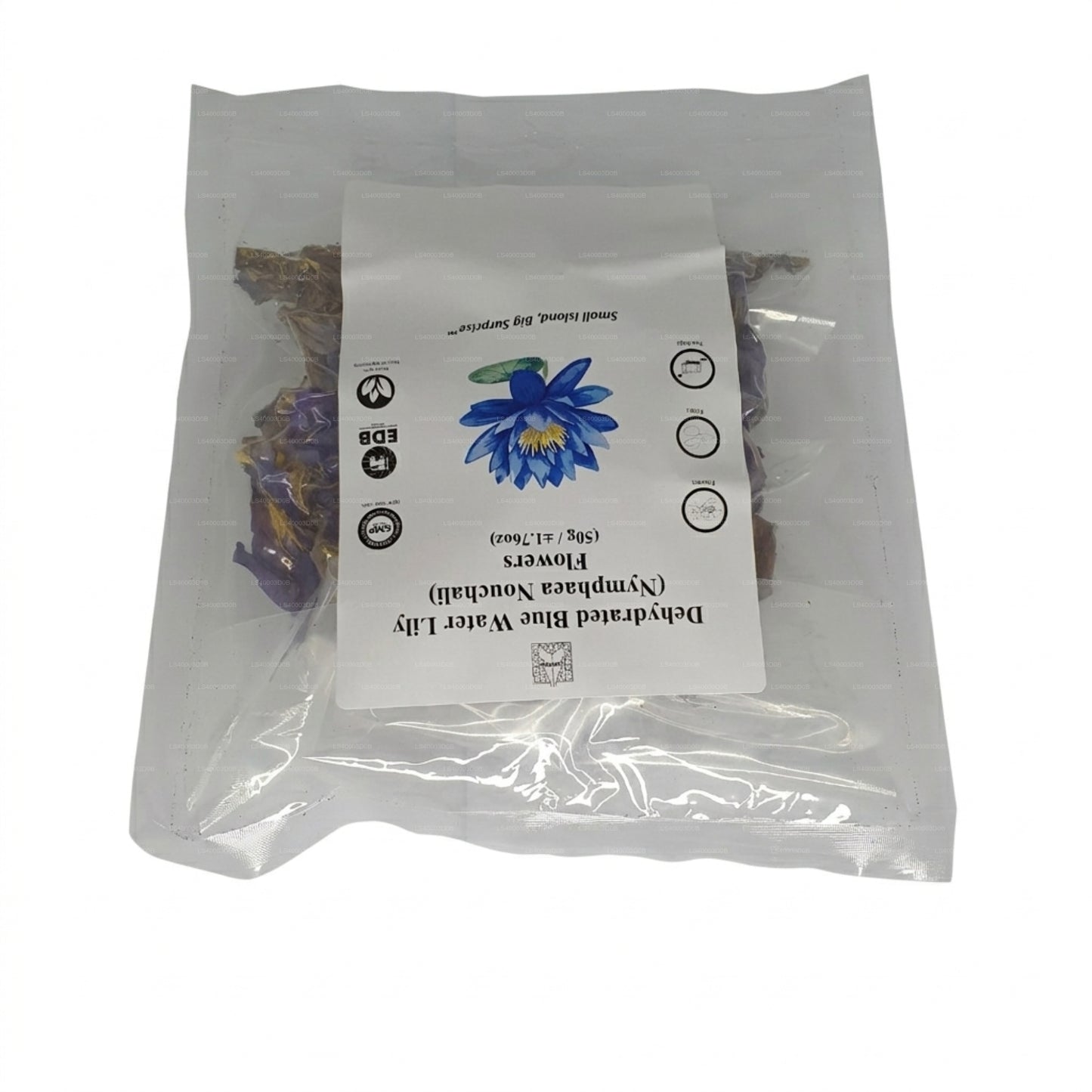 Lakpura® 脱水蓝睡莲花花朵