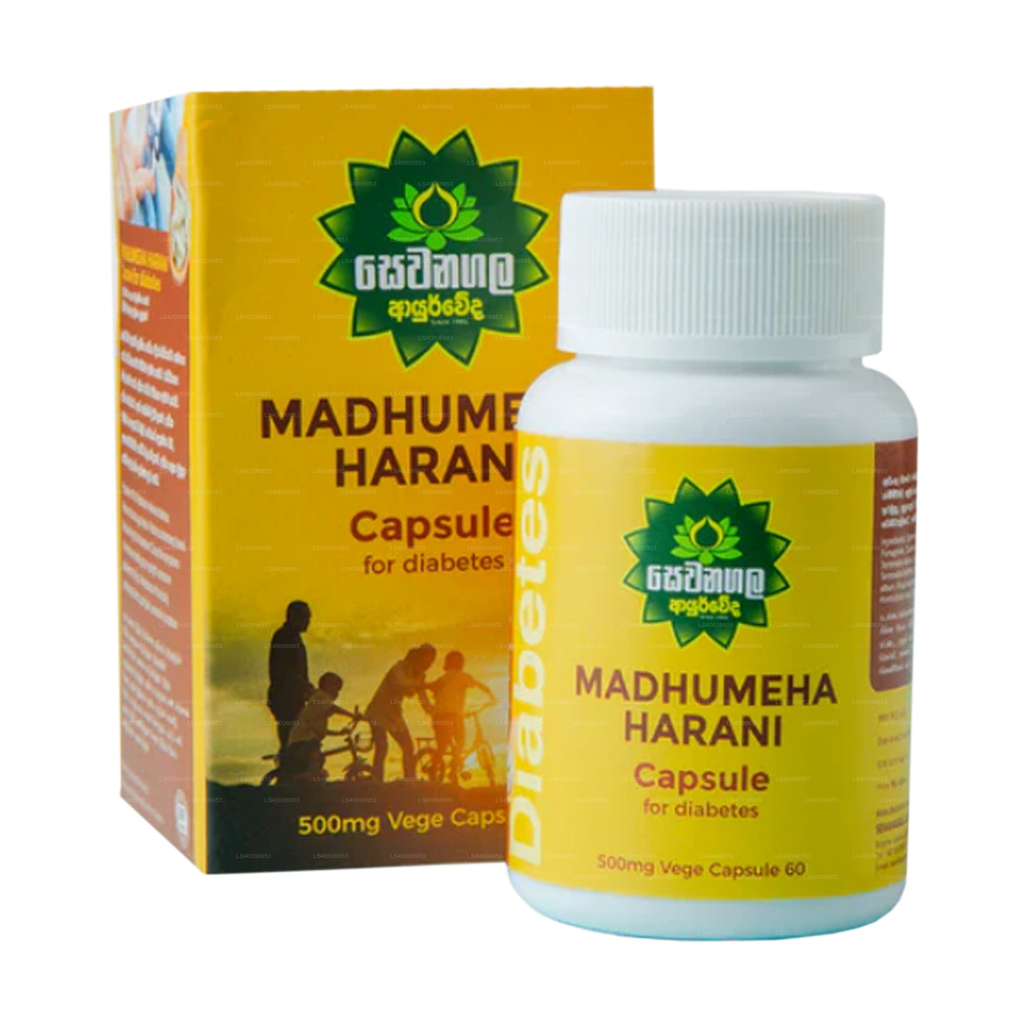 Sewanagala Ayurveda Madumeha Harani 胶囊（60 粒）