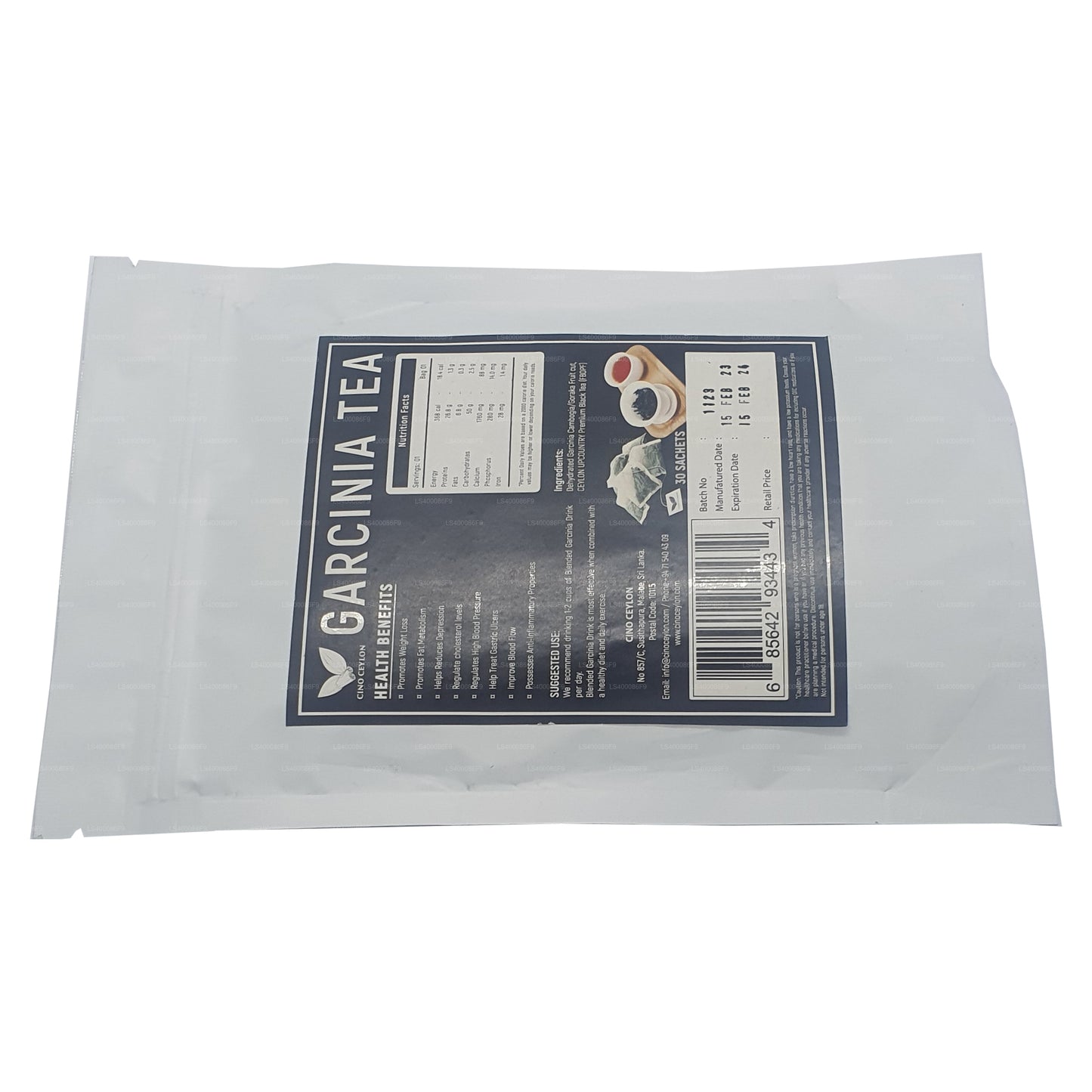 Cino 锡兰藤黄茶 (30 茶包)