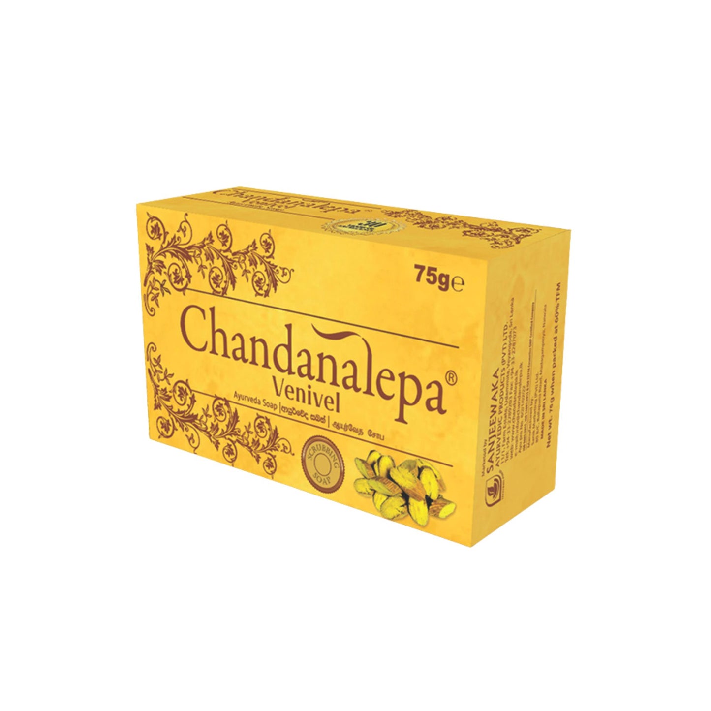 Chandanalepa Venivel 阿育吠陀香皂（75克）