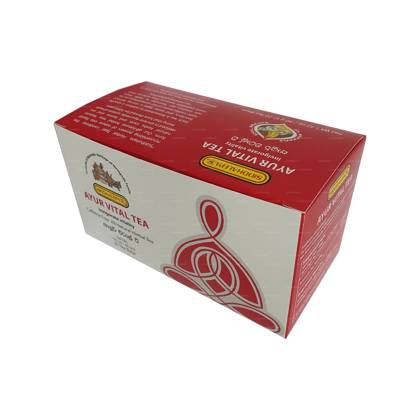 Siddhalepa Ayur Vital Tea (40g) 20 个茶包