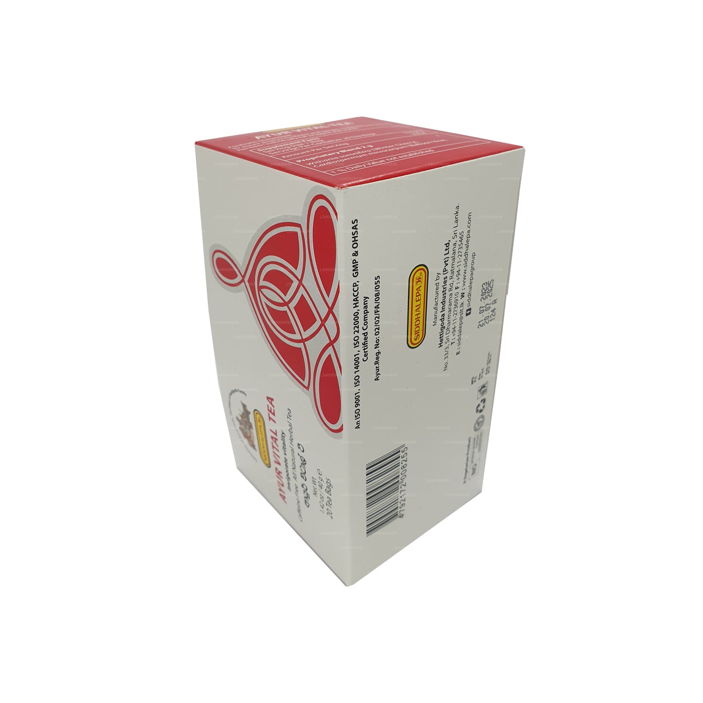 Siddhalepa Ayur Vital Tea (40g) 20 个茶包