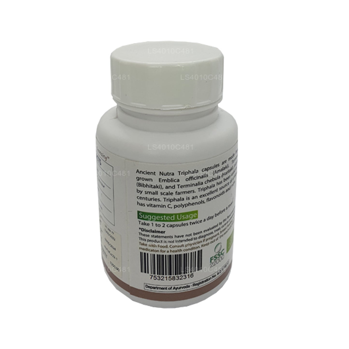 古老的 努特拉 三果 （60粒胶囊）