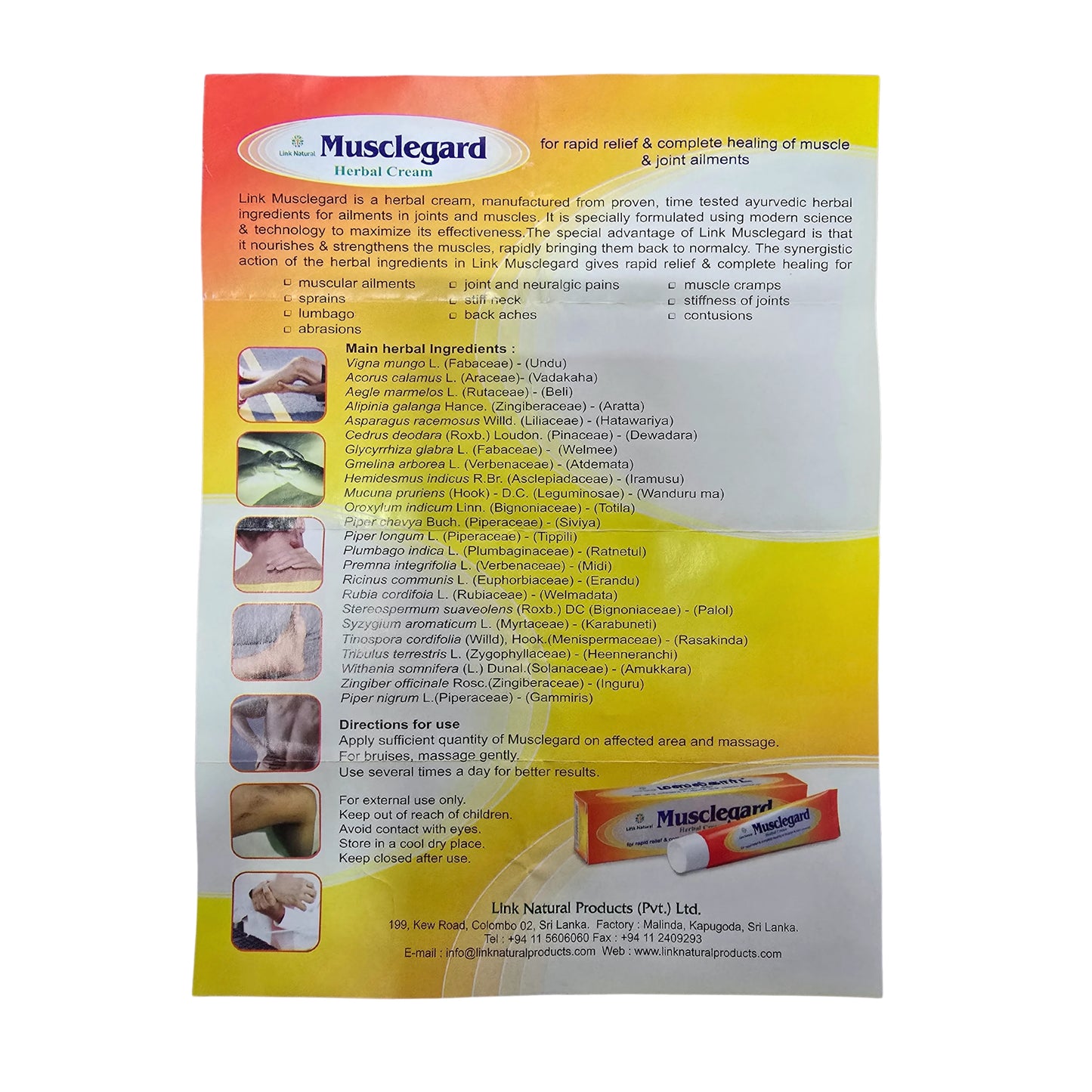 Link Natural Musclegard 草本乳霜（25克）