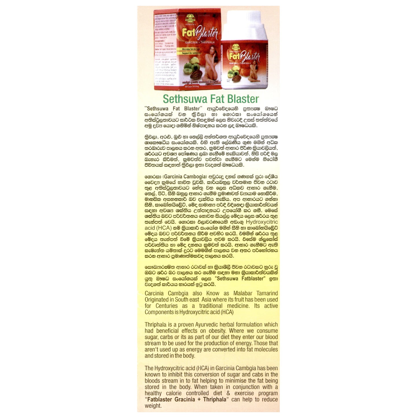 Sethsuwa Fat Blaster 胶囊（90 粒）