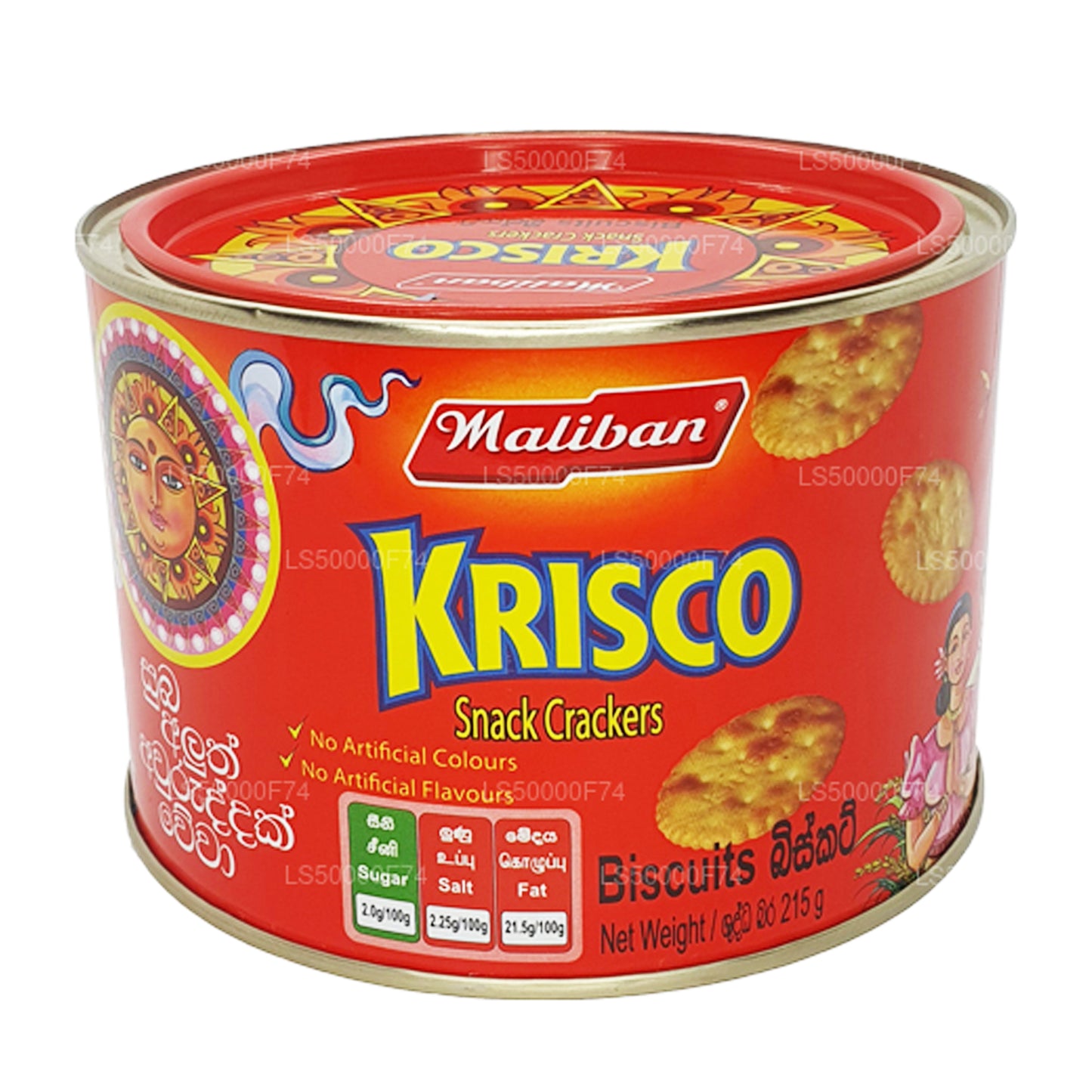 Maliban Krisco 零食饼干饼干 (215g)