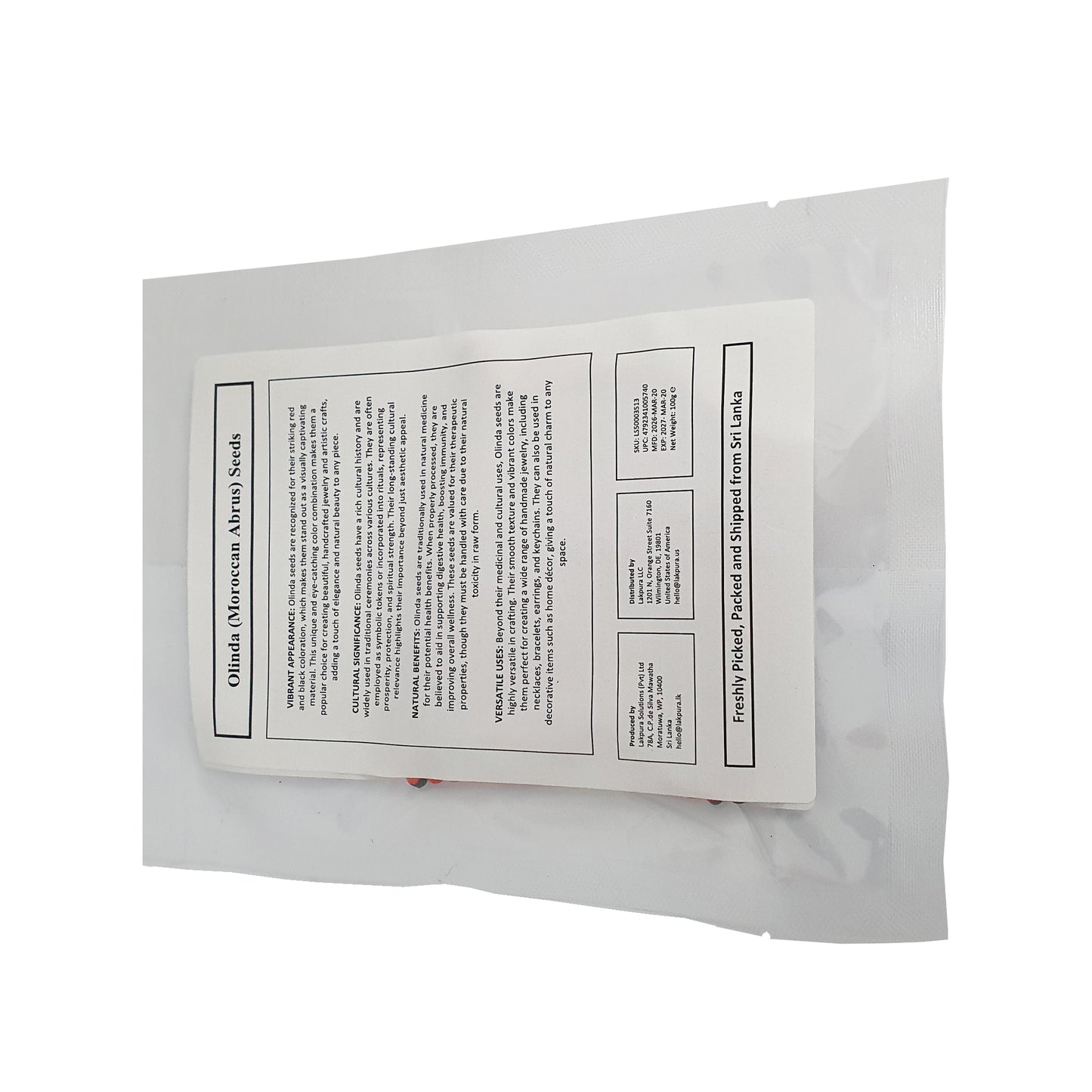 Lakpura® Olinda（摩洛哥阿布鲁斯）种子