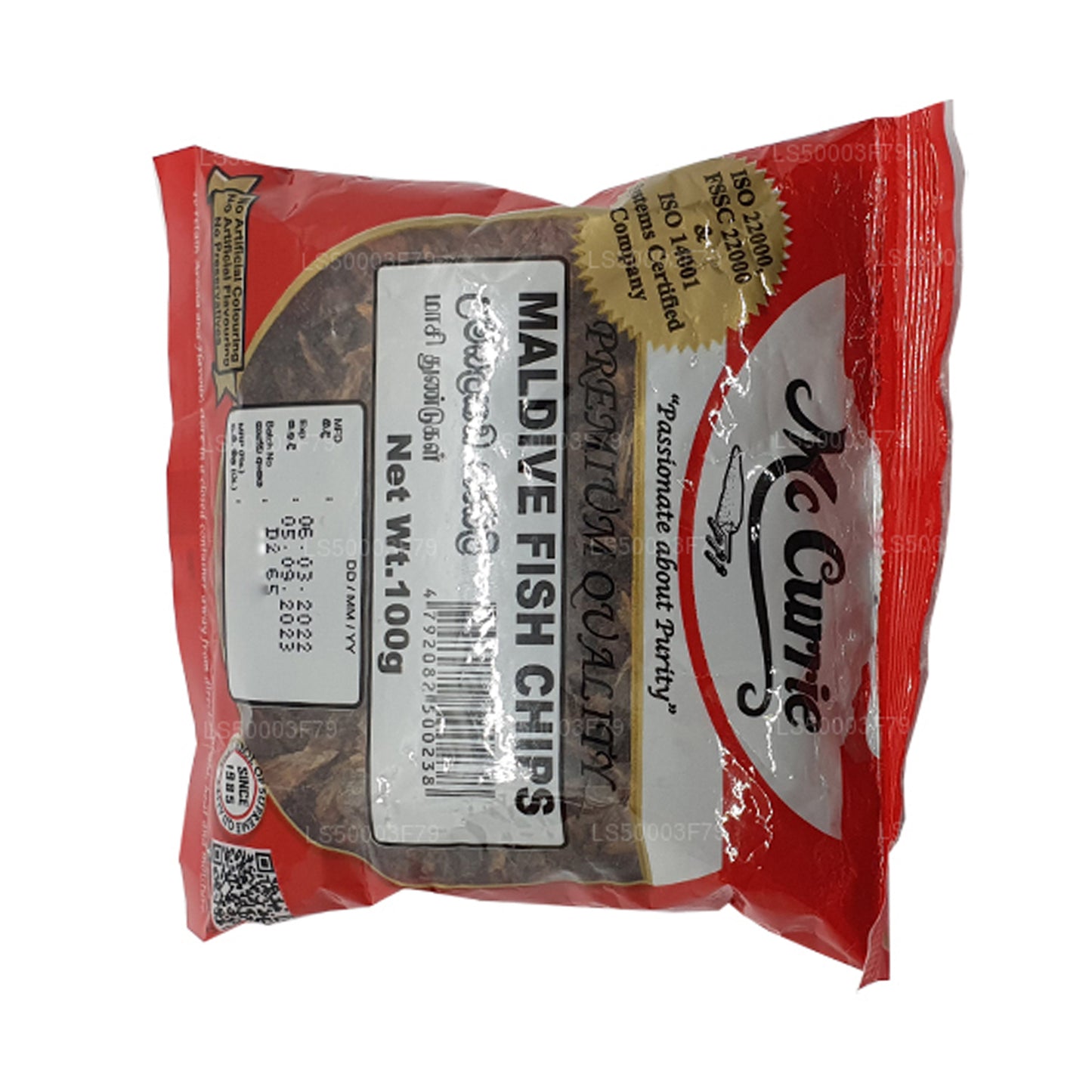 Mc Currie 马尔代夫炸鱼片 (100g)