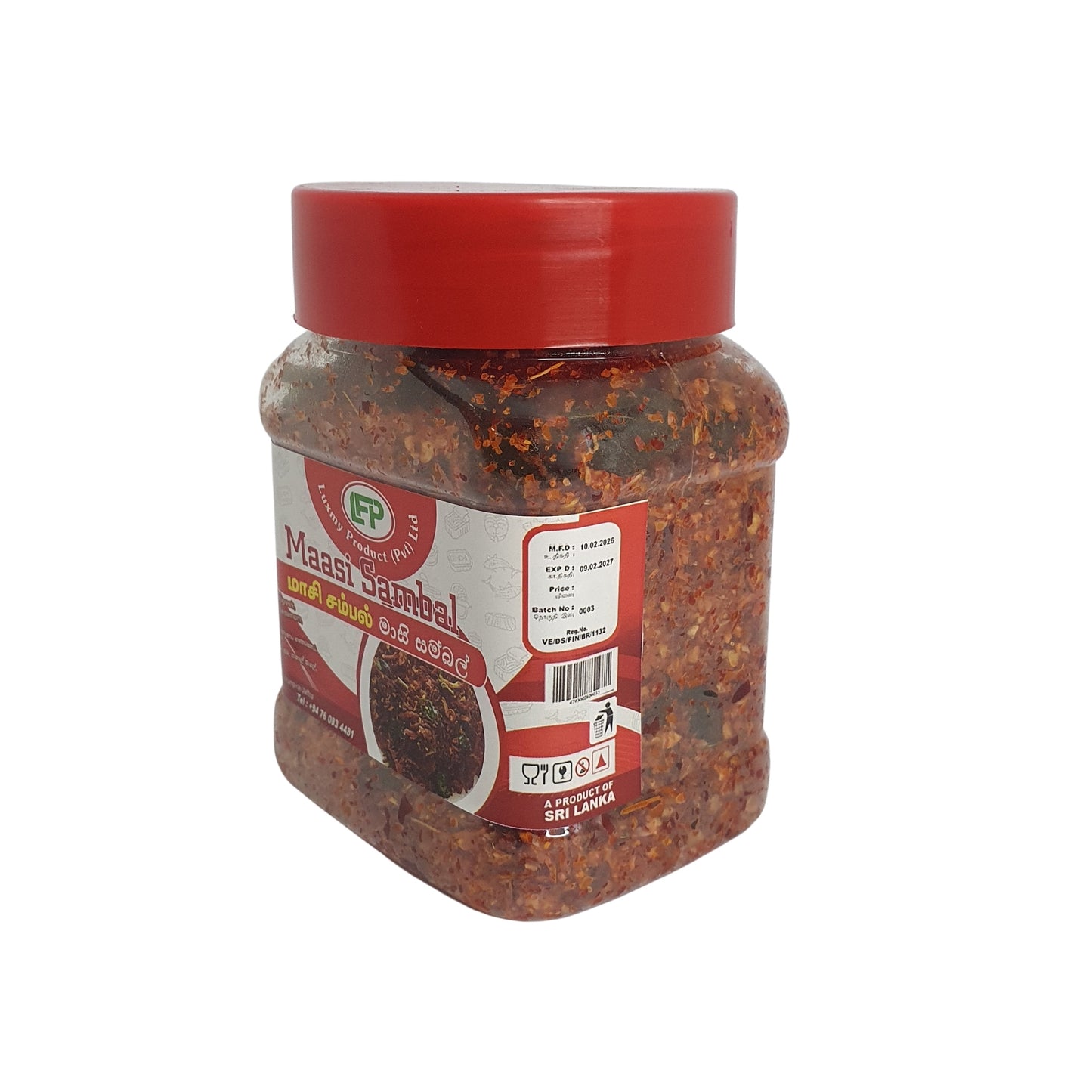 Luxmy Maasi Sambal（200克）