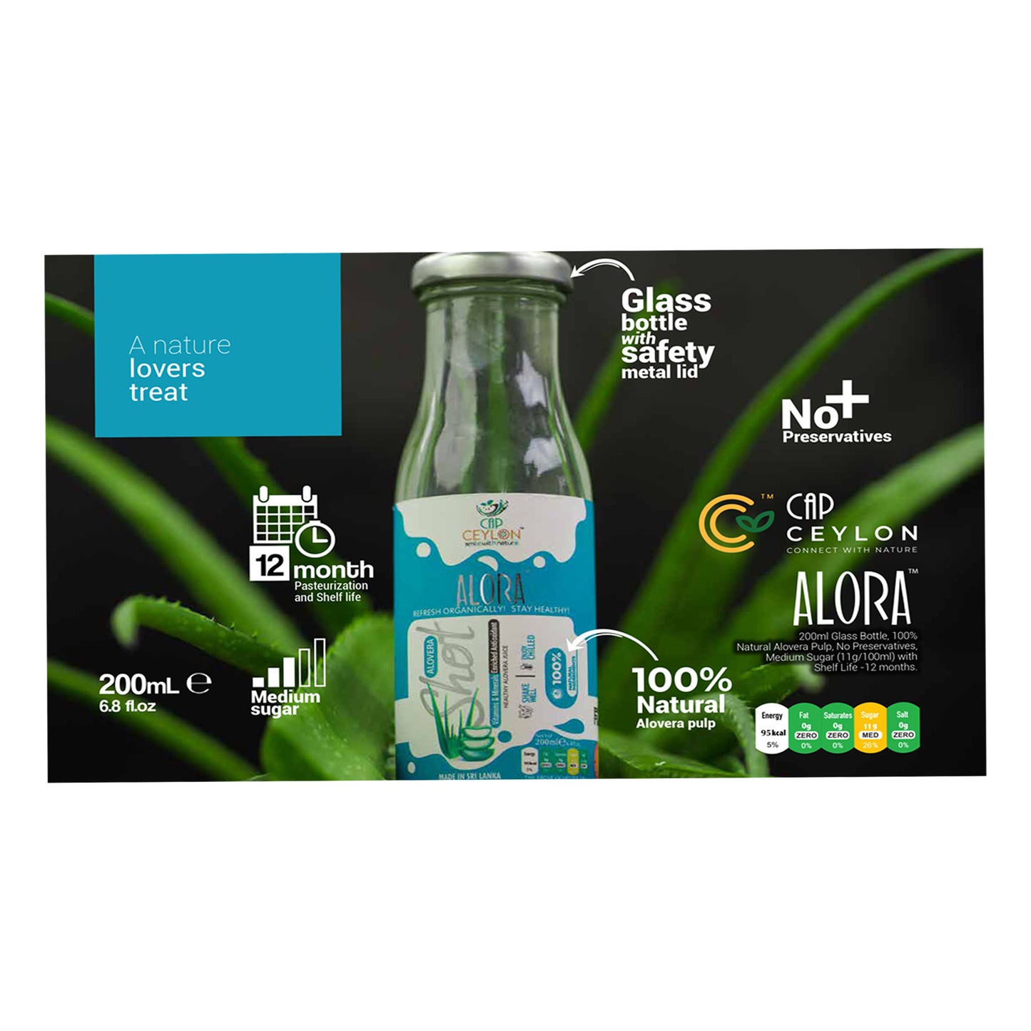 CAP Ceylon Alovera Shot (200 毫升)